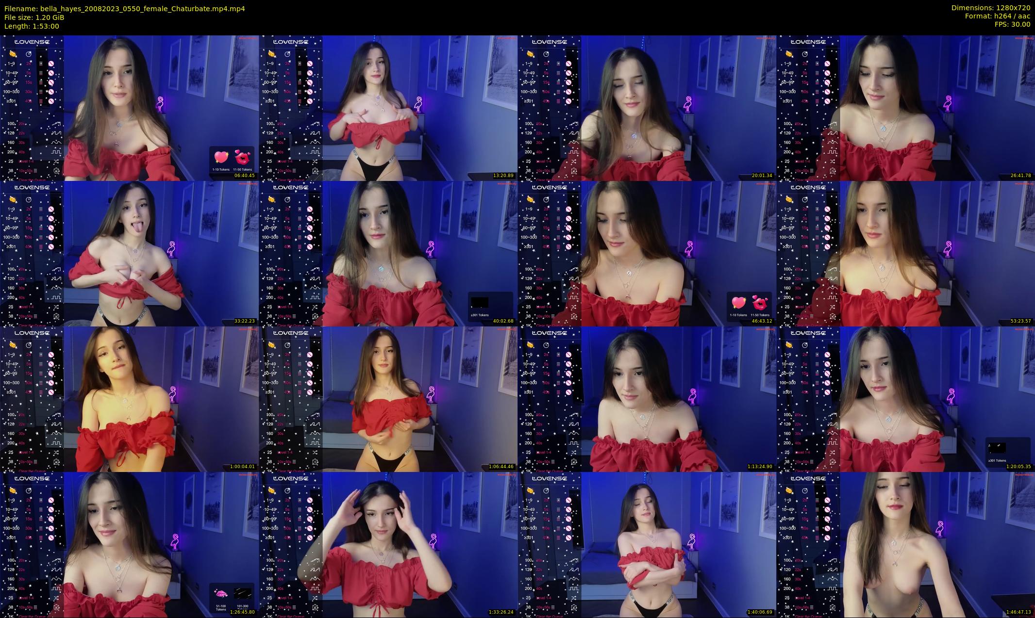 bella_hayes — 113 minute Chaturbate female cam show recording, 720p, Aug 20, 2023