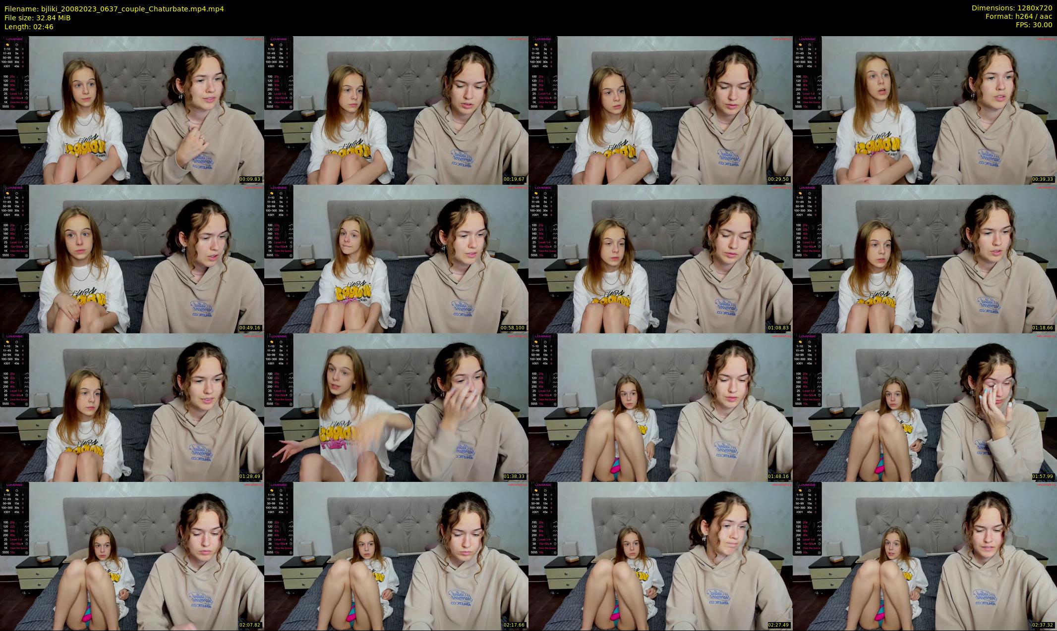 bjliki — 3 minute Chaturbate couple cam show recording, 720p, Aug 20, 2023