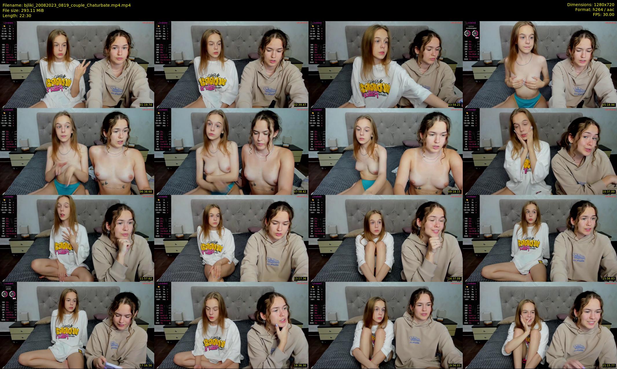 bjliki — 23 minute Chaturbate couple cam show recording, 720p, Aug 20, 2023