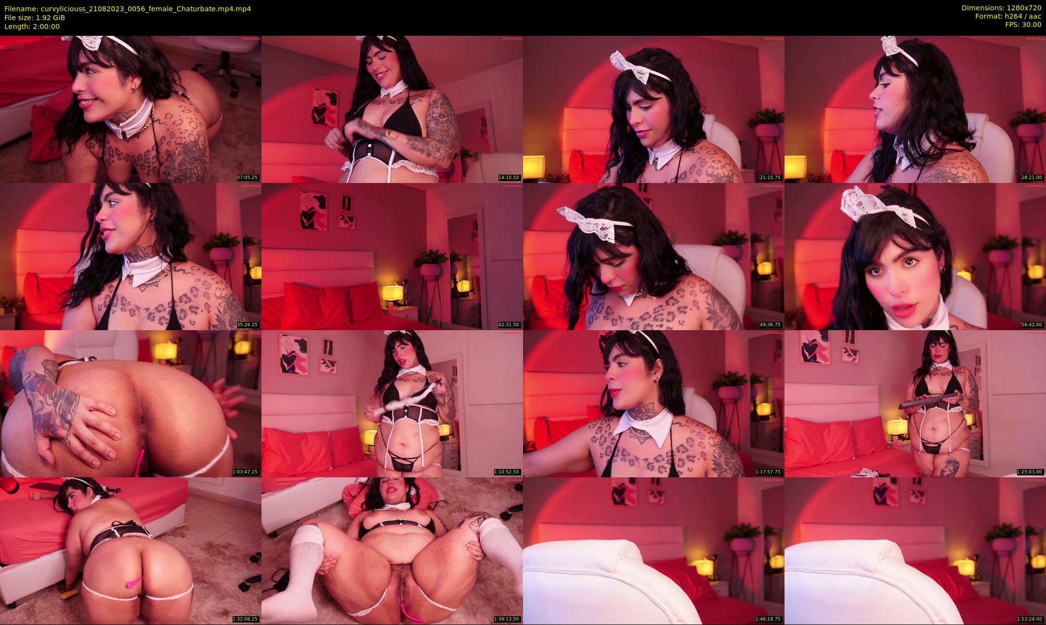 curvyliciouss — 120 minute Chaturbate female cam show recording, 720p, Aug 21, 2023