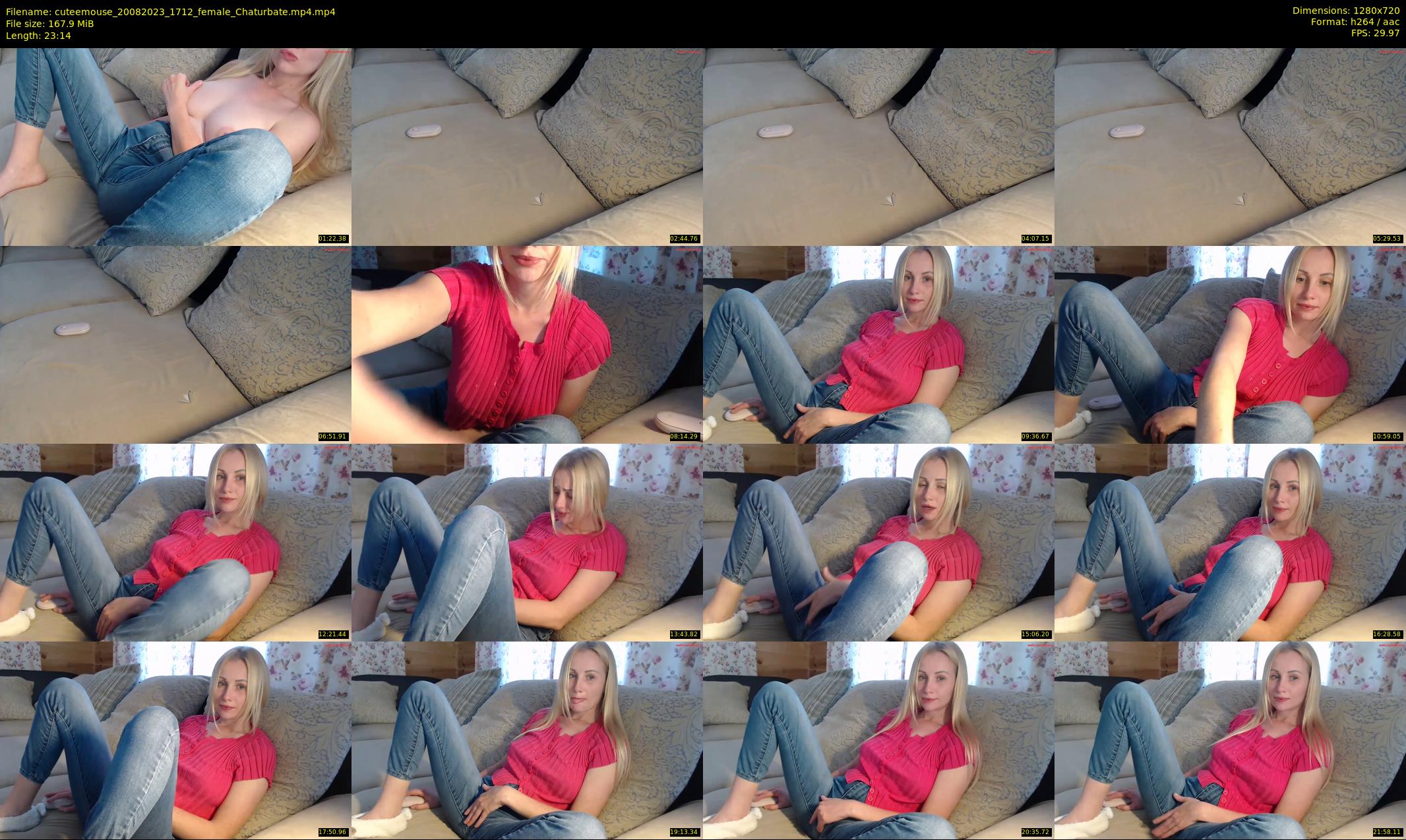cuteemouse — 24 minute Chaturbate female cam show recording, 720p, Aug 20, 2023