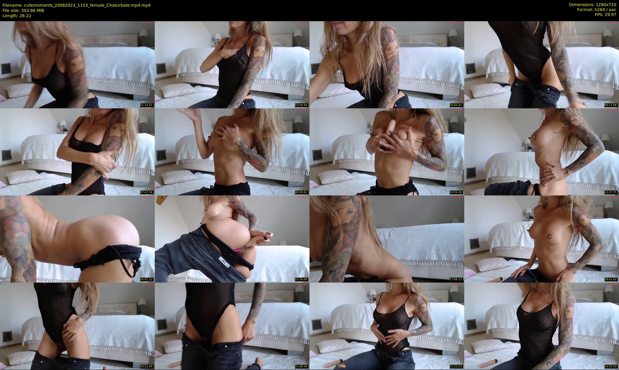 cutemoments — 27 minute Chaturbate female cam show recording, 720p, Aug 20, 2023