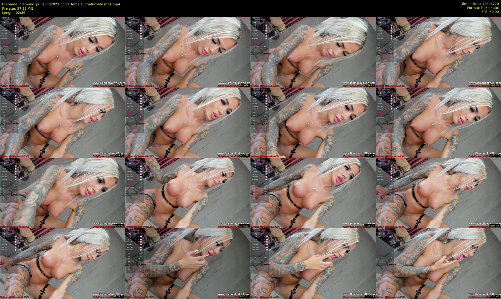 diamond_jo_ — 3 minute Chaturbate female cam show recording, 720p, Aug 20, 2023