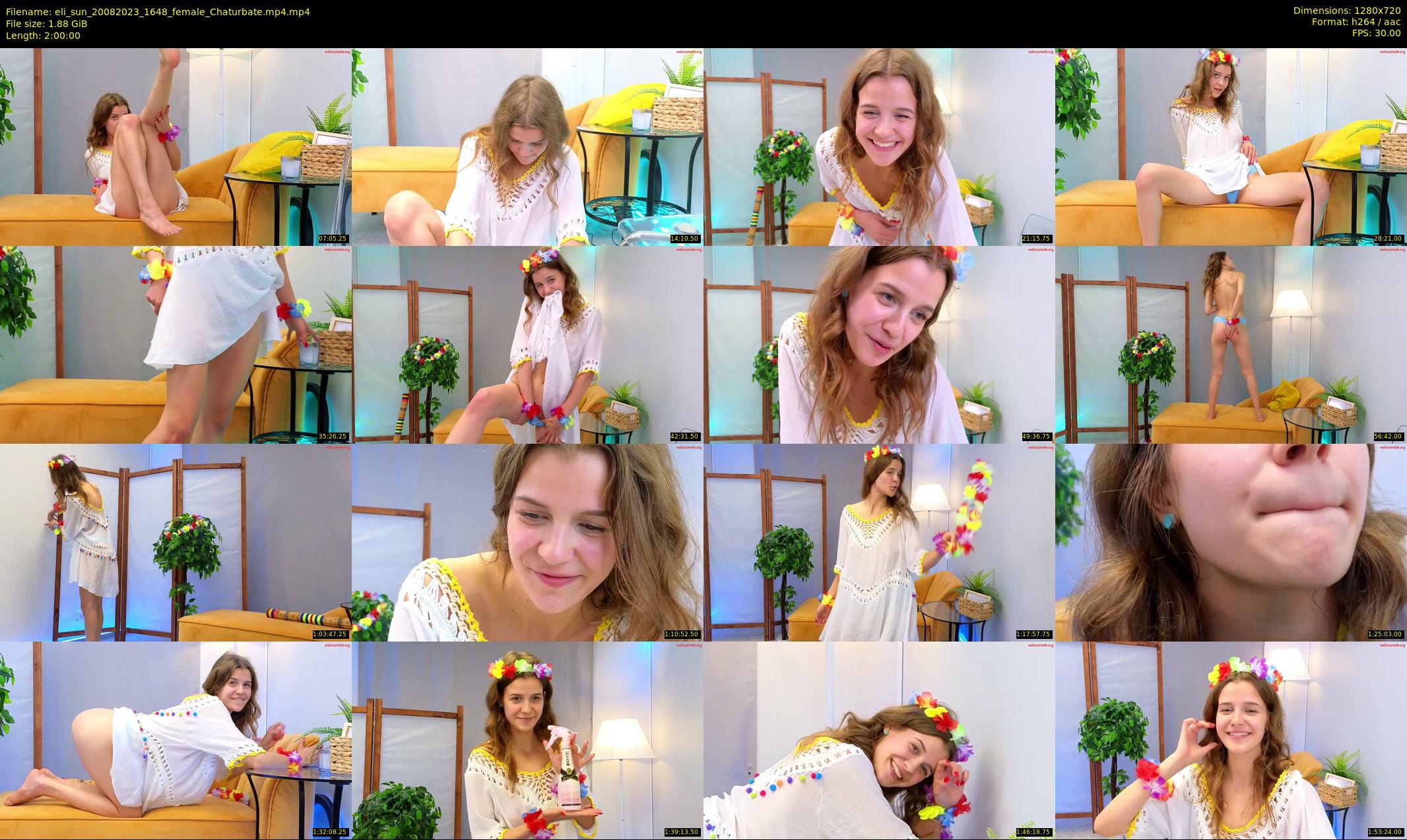 eli_sun — 120 minute Chaturbate female cam show recording, 720p, Aug 20, 2023