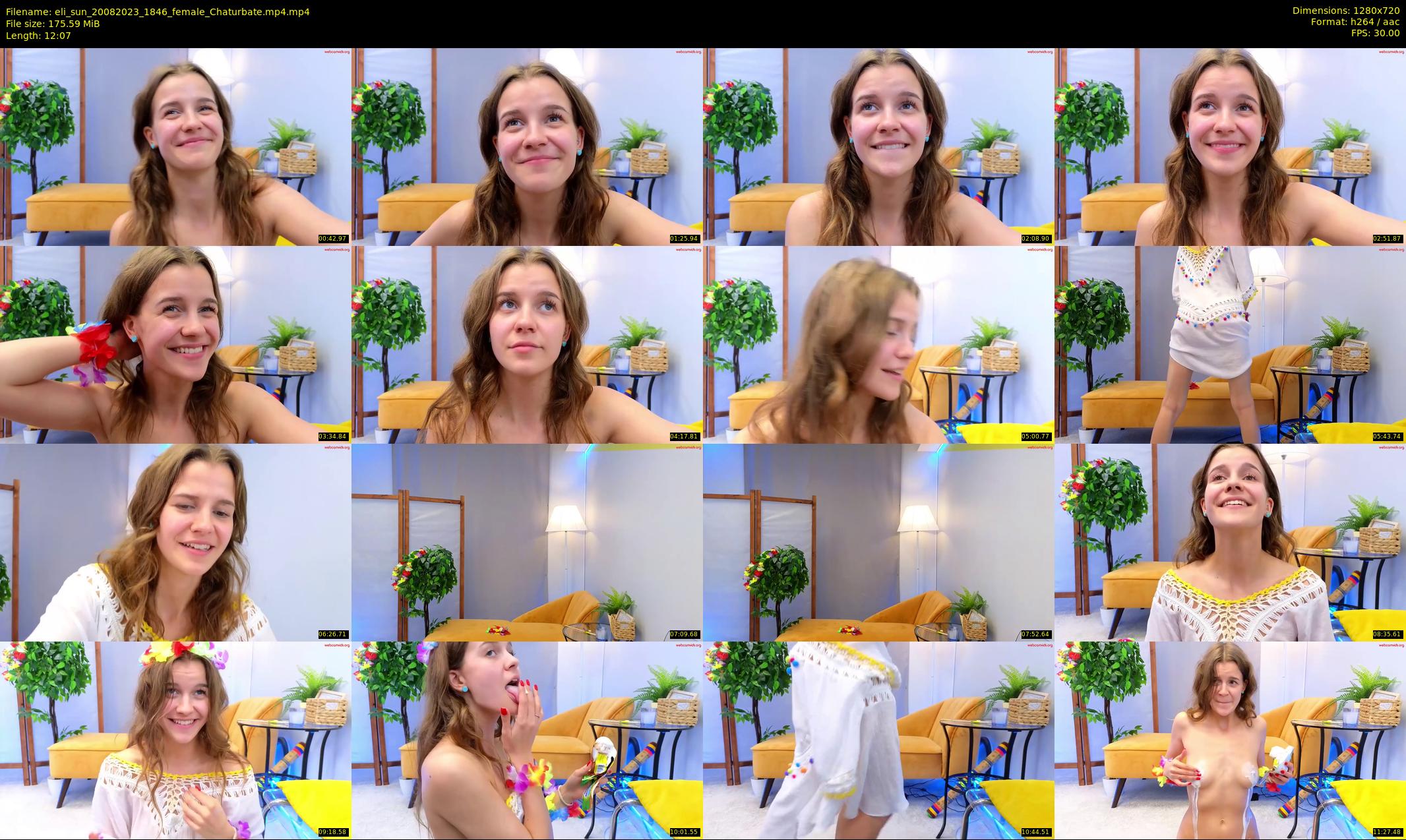 eli_sun — 13 minute Chaturbate female cam show recording, 720p, Aug 20, 2023