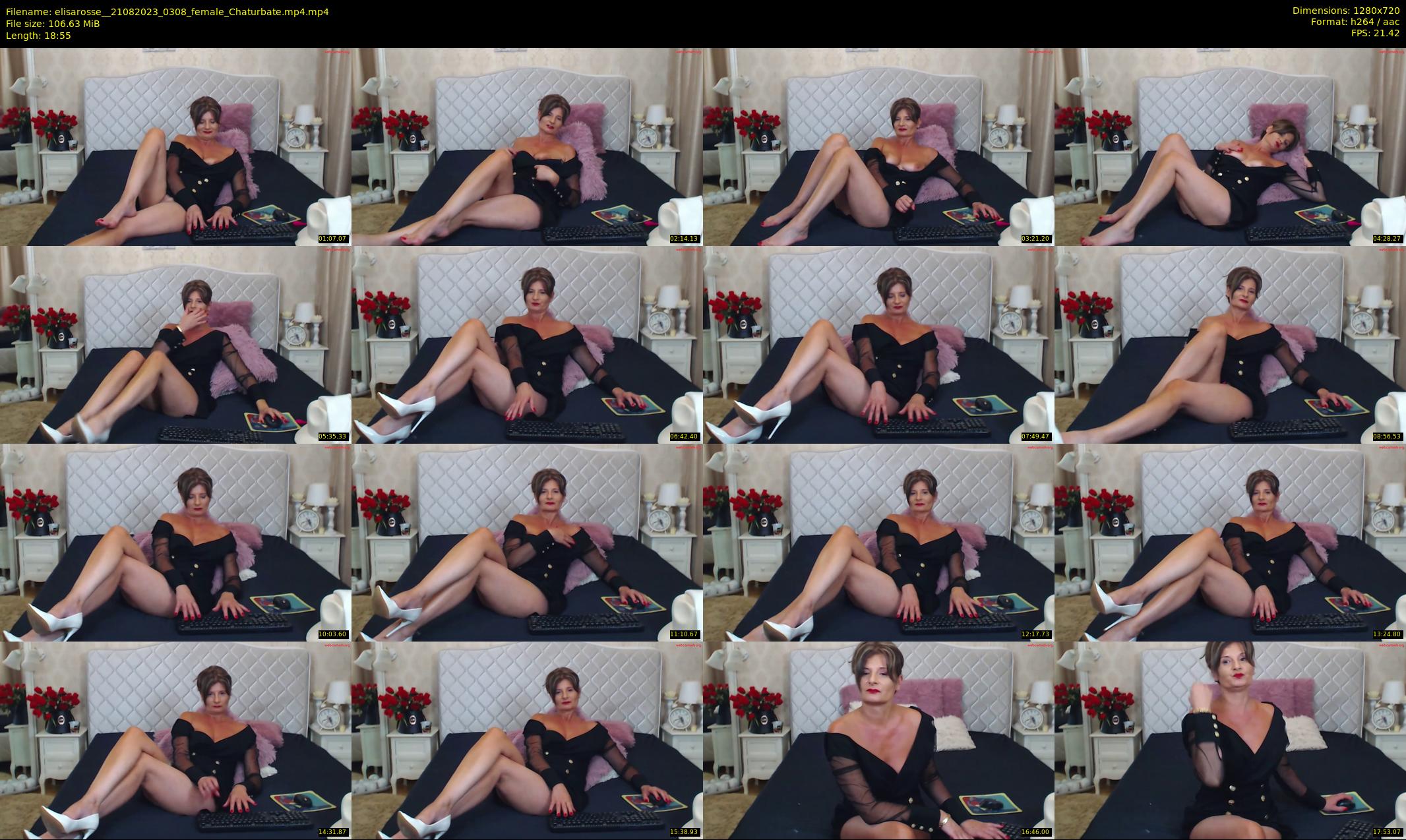 elisarosse_ — 19 minute Chaturbate female cam show recording, 720p, Aug 21, 2023