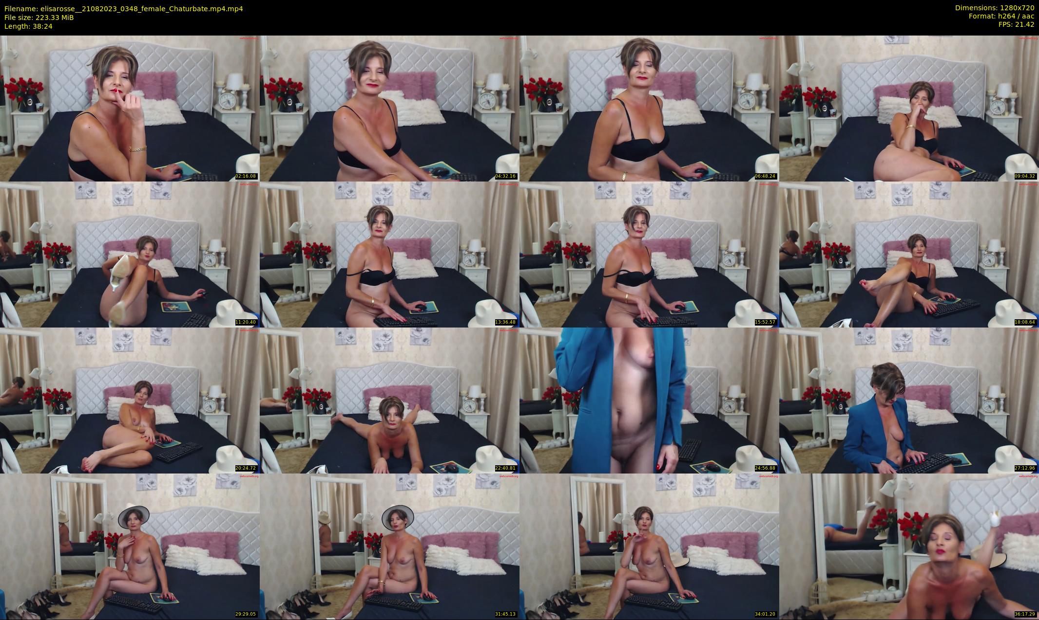 elisarosse_ — 39 minute Chaturbate female cam show recording, 720p, Aug 21, 2023