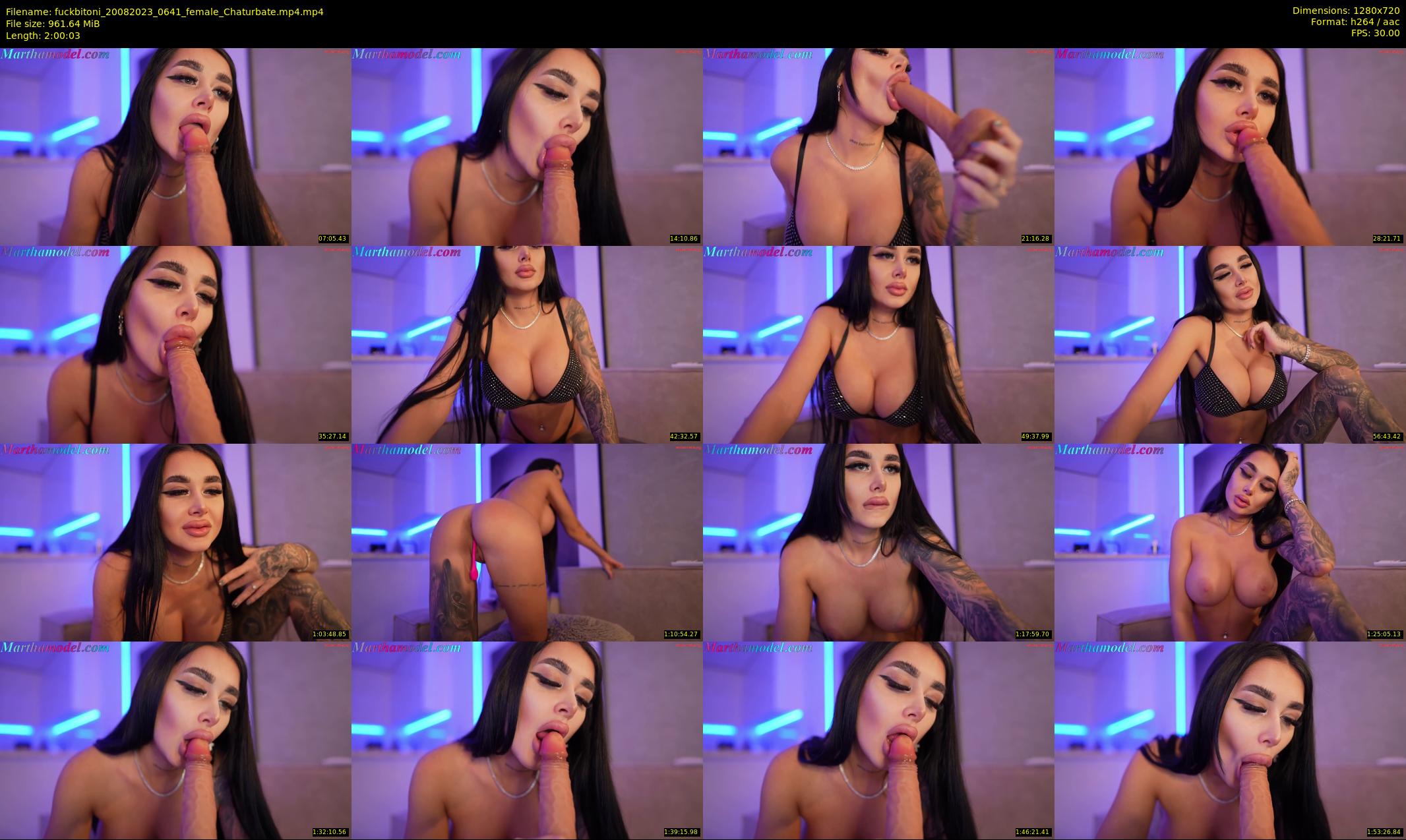 fuckbitoni — 121 minute Chaturbate couple cam show recording, 720p, Aug 20, 2023
