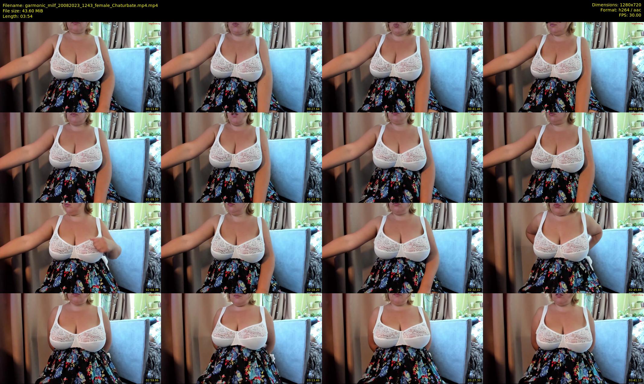 garmonic_milf — 4 minute Chaturbate female cam show recording, 720p, Aug 20, 2023