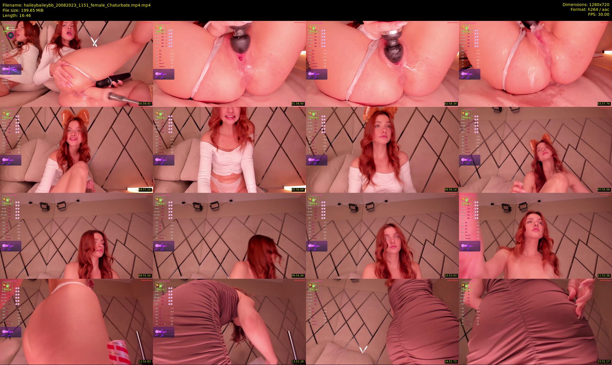 haileybaileybb — 17 minute Chaturbate female cam show recording, 720p, Aug 20, 2023