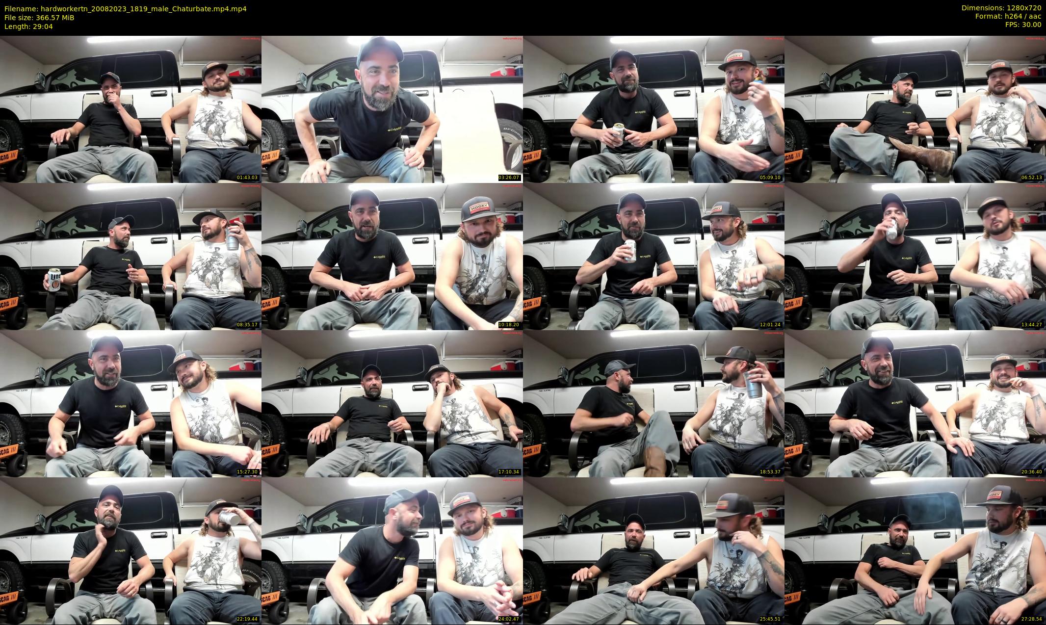 hardworkertn — 30 minute Chaturbate male cam show recording, 720p, Aug 20, 2023