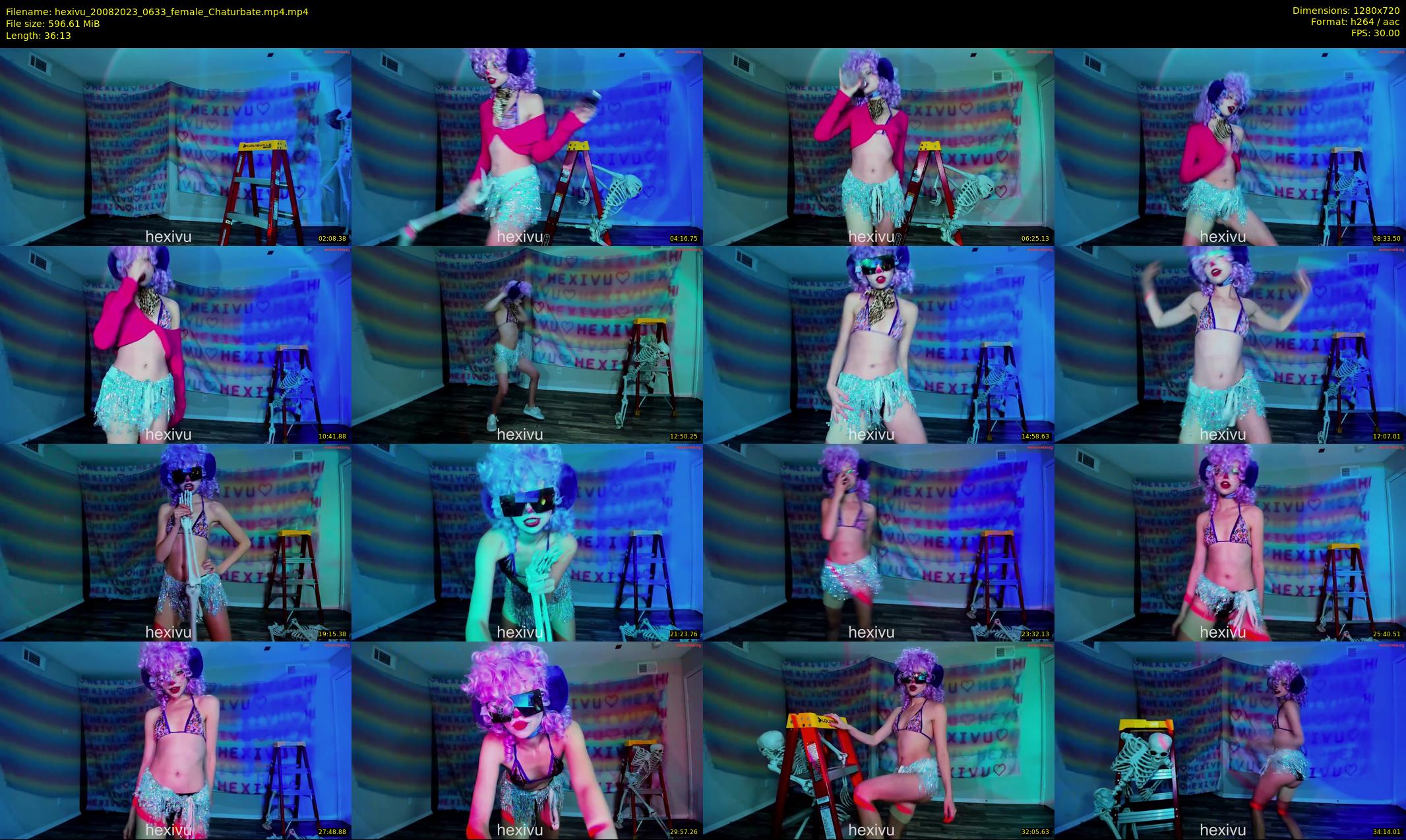 hexivu — 37 minute Chaturbate female cam show recording, 720p, Aug 20, 2023