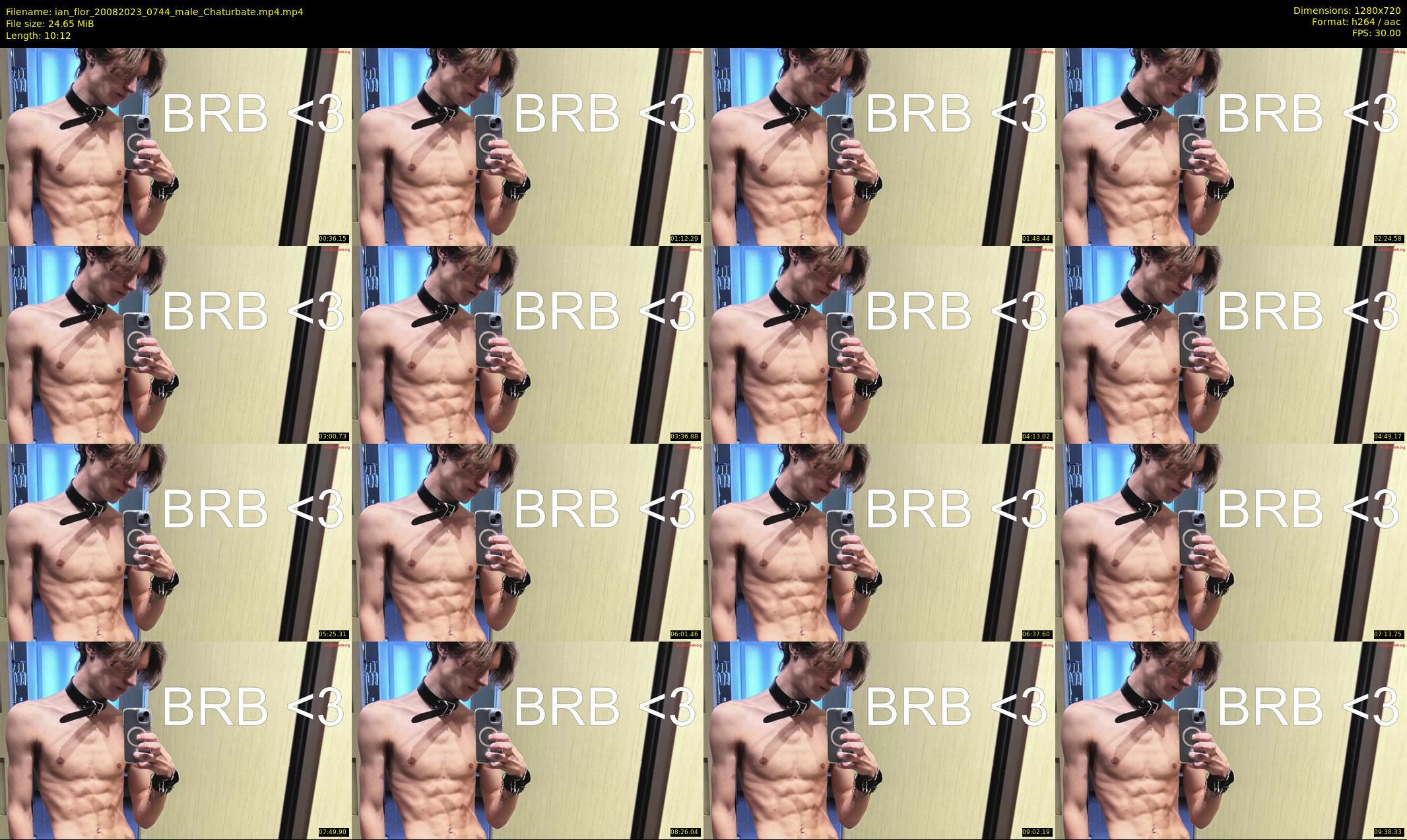 ian_flor — 11 minute Chaturbate male cam show recording, 720p, Aug 20, 2023
