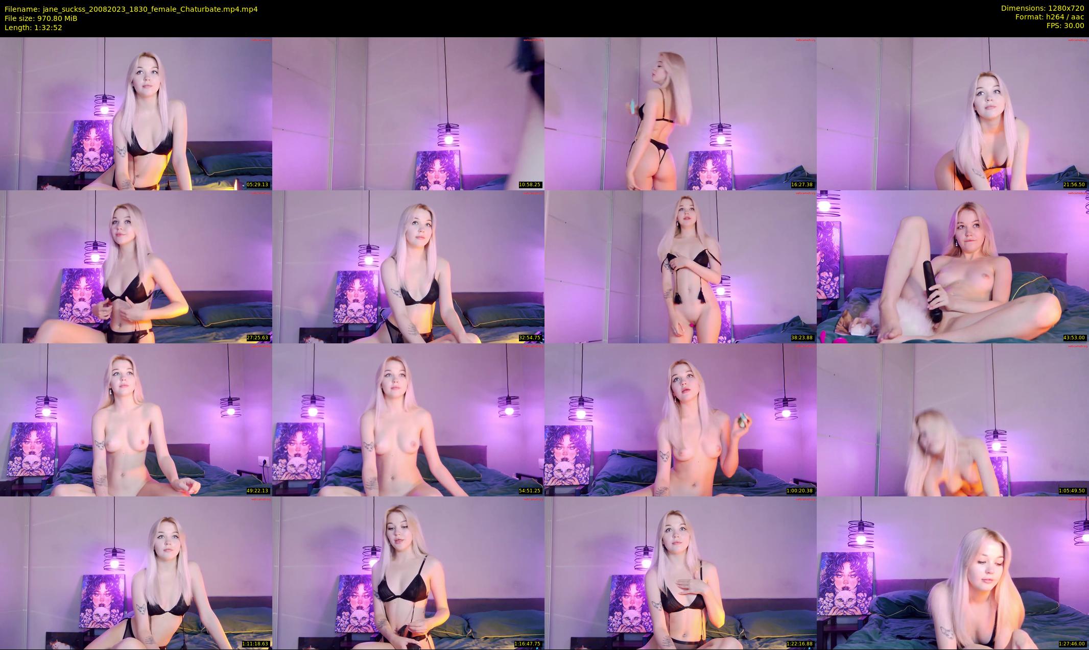 jane_suckss — 93 minute Chaturbate female cam show recording, 720p, Aug 20, 2023