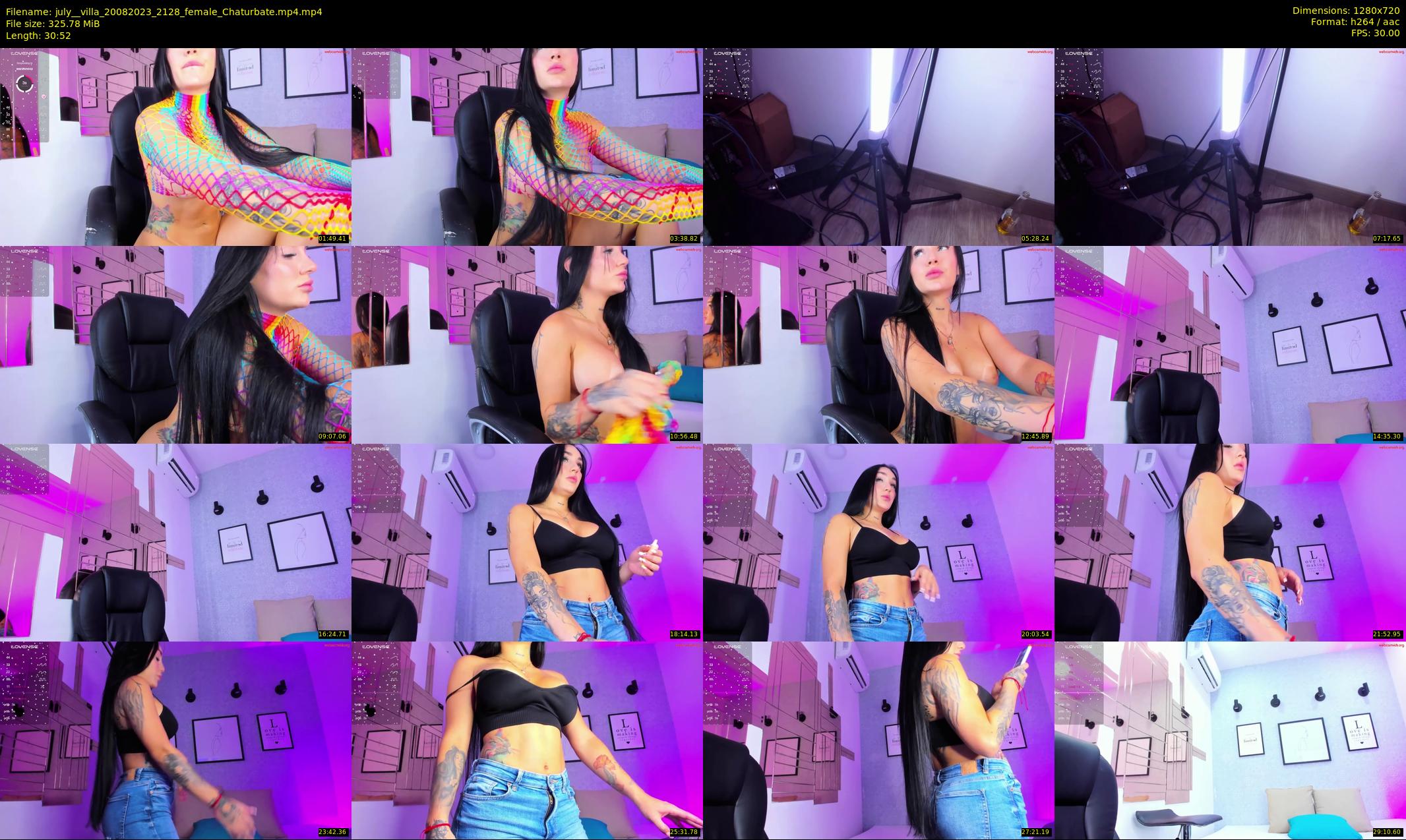 july__villa — 31 minute Chaturbate female cam show recording, 720p, Aug 20, 2023