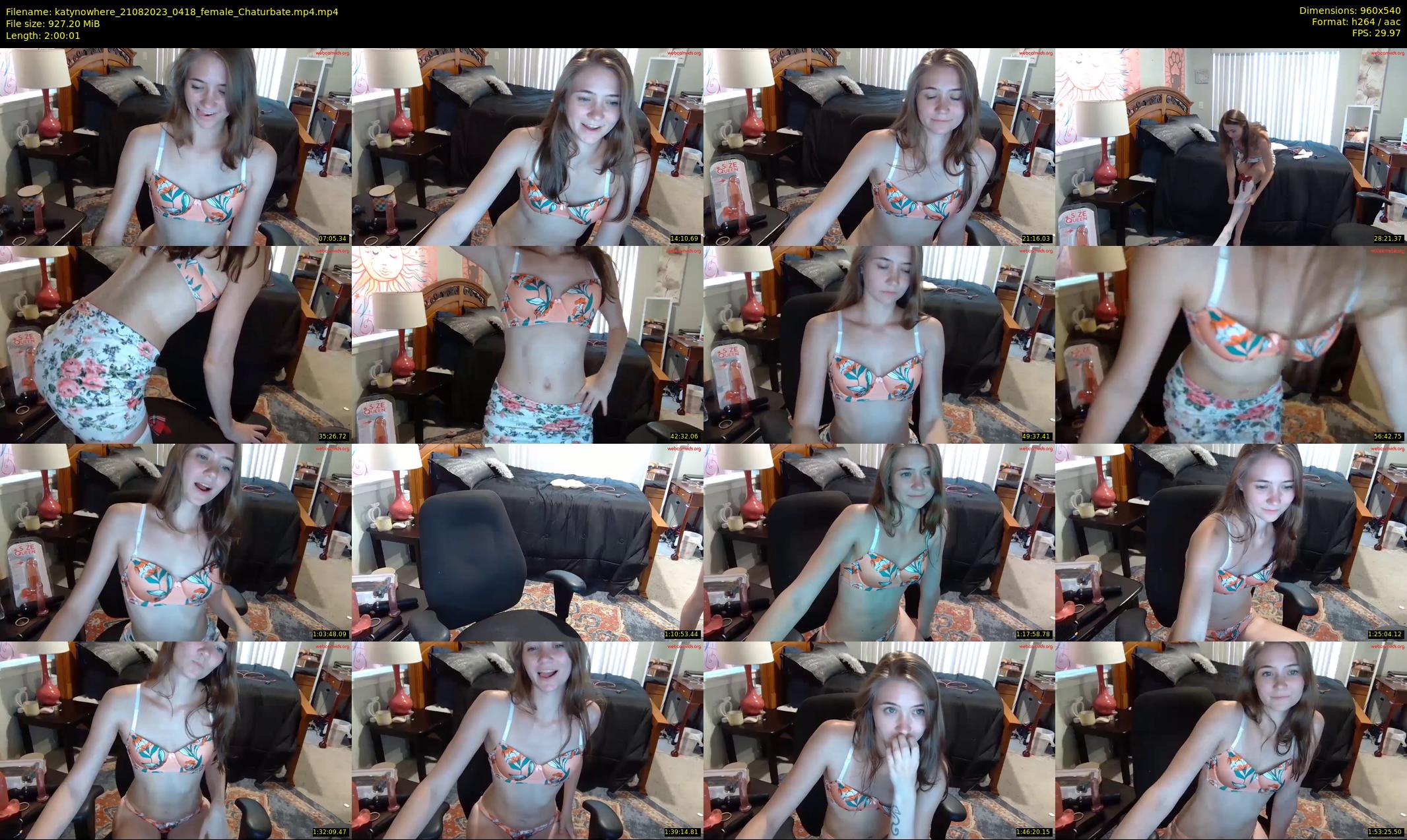 katynowhere — 121 minute Chaturbate female cam show recording, 480p, Aug 21, 2023