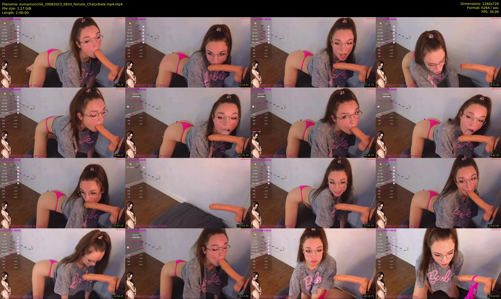 kumamonchik — 120 minute Chaturbate couple cam show recording, 720p, Aug 20, 2023