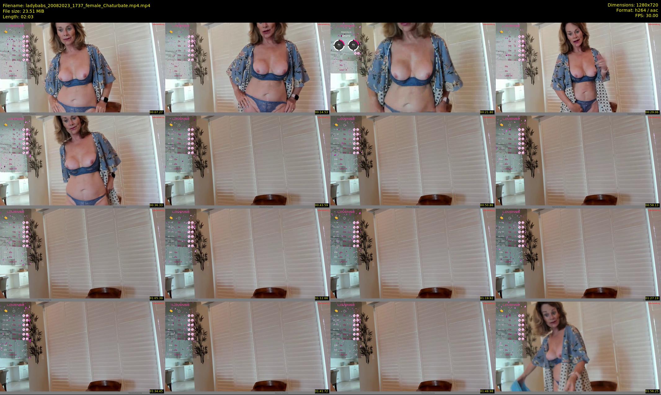 ladybabs — 3 minute Chaturbate female cam show recording, 720p, Aug 20, 2023