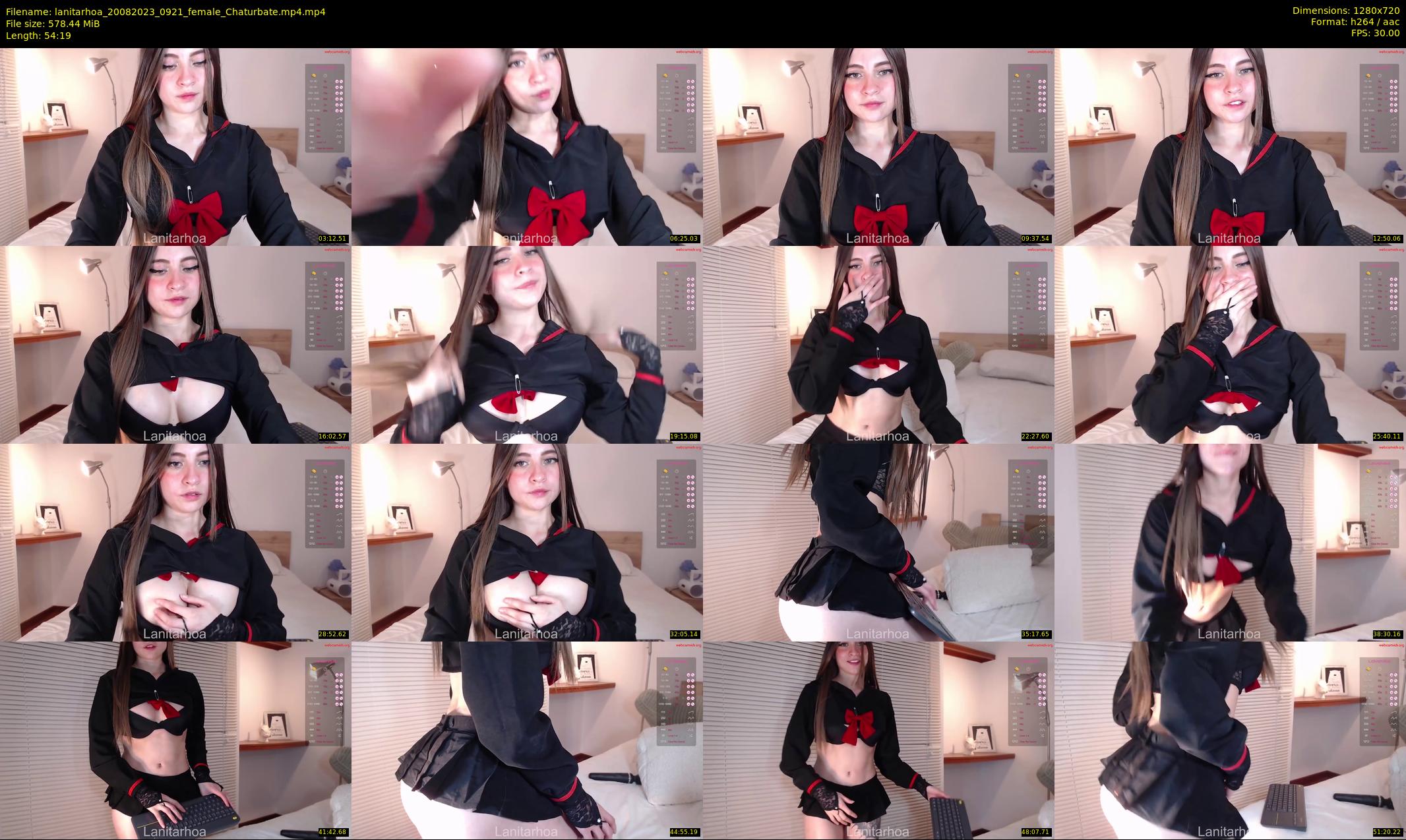 lanitarhoa — 55 minute Chaturbate female cam show recording, 720p, Aug 20, 2023