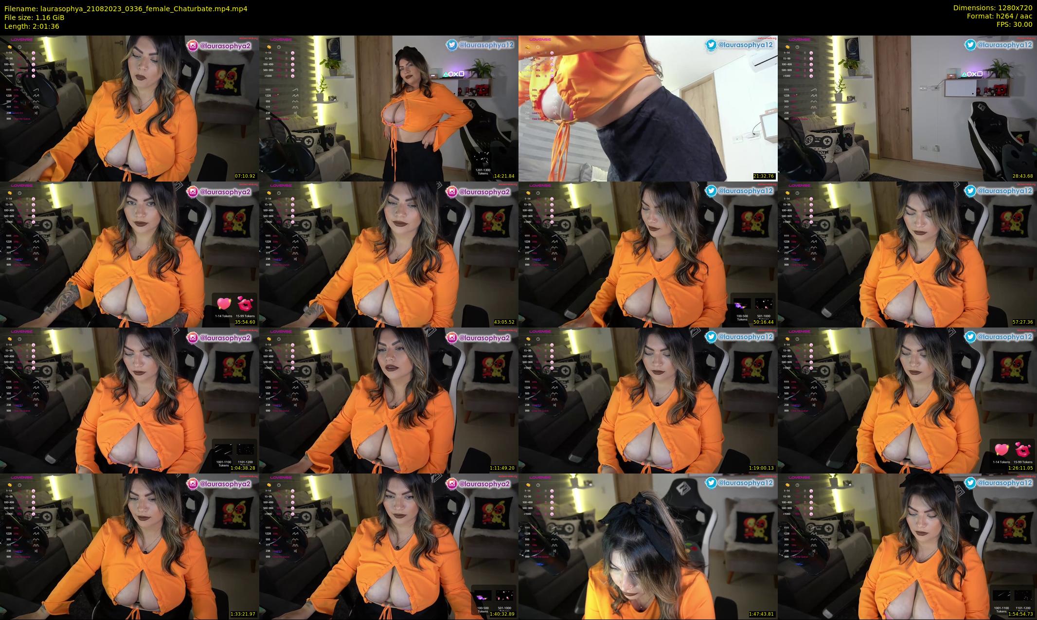 laurasophya — 122 minute Chaturbate female cam show recording, 720p, Aug 21, 2023