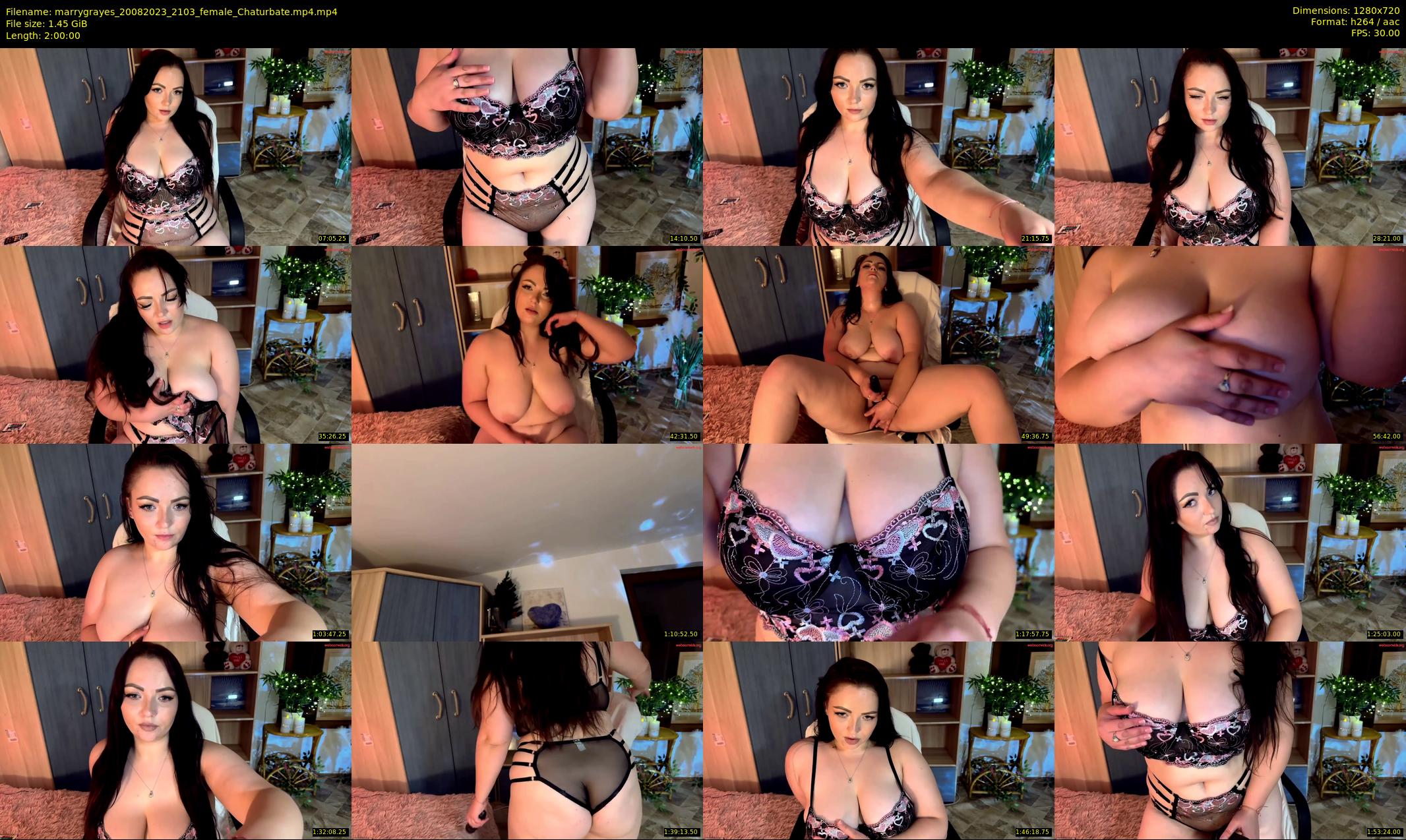 marrygrayes — 120 minute Chaturbate female cam show recording, 720p, Aug 20, 2023
