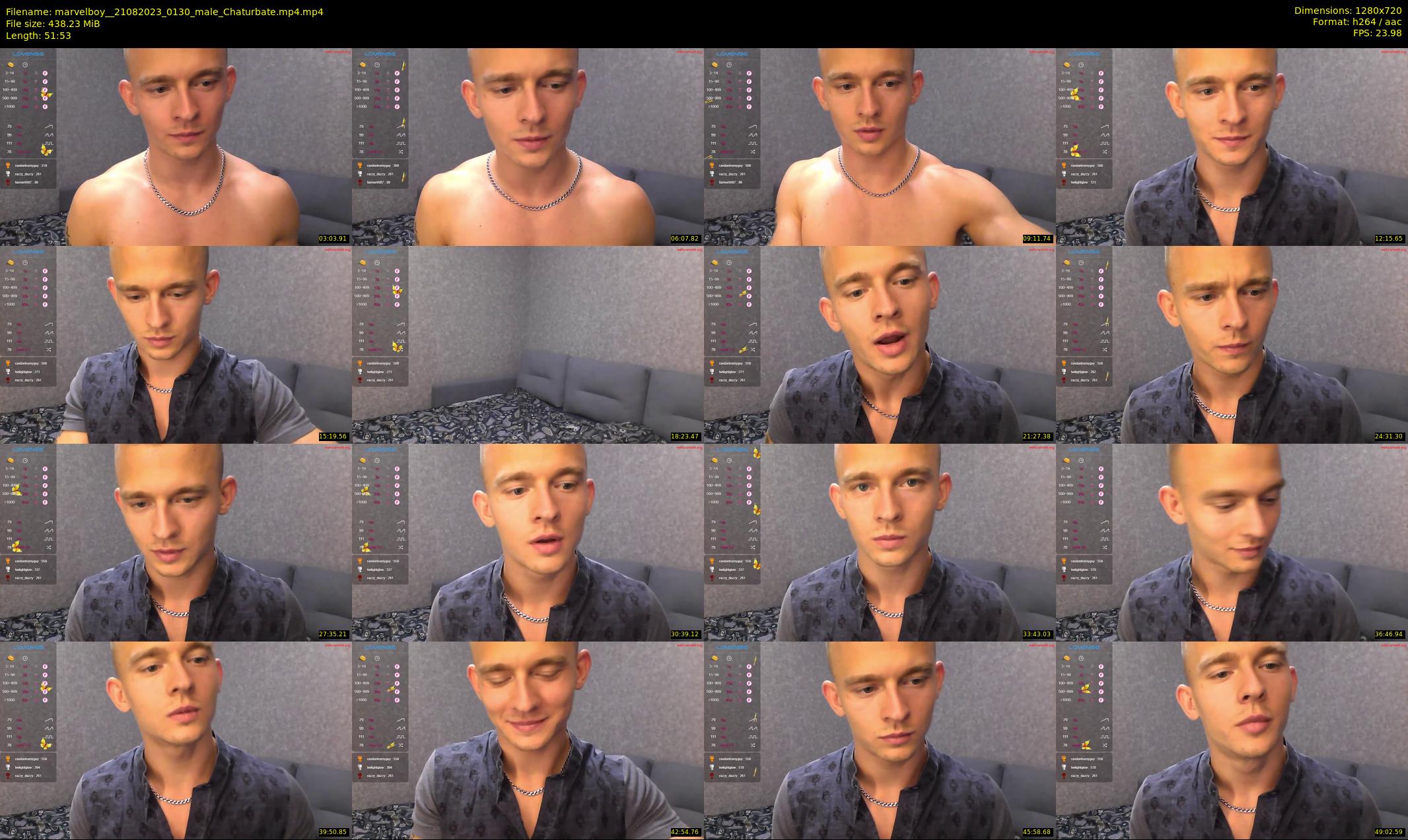 marvelboy_ — 52 minute Chaturbate male cam show recording, 720p, Aug 21, 2023