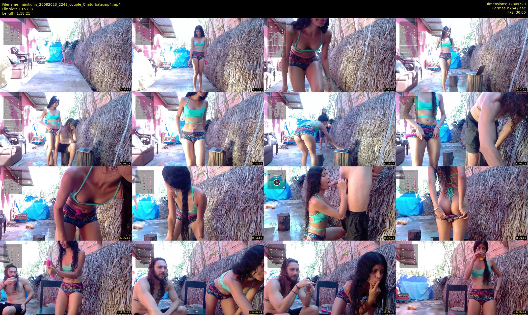 minikunis — 79 minute Chaturbate couple cam show recording, 720p, Aug 20, 2023