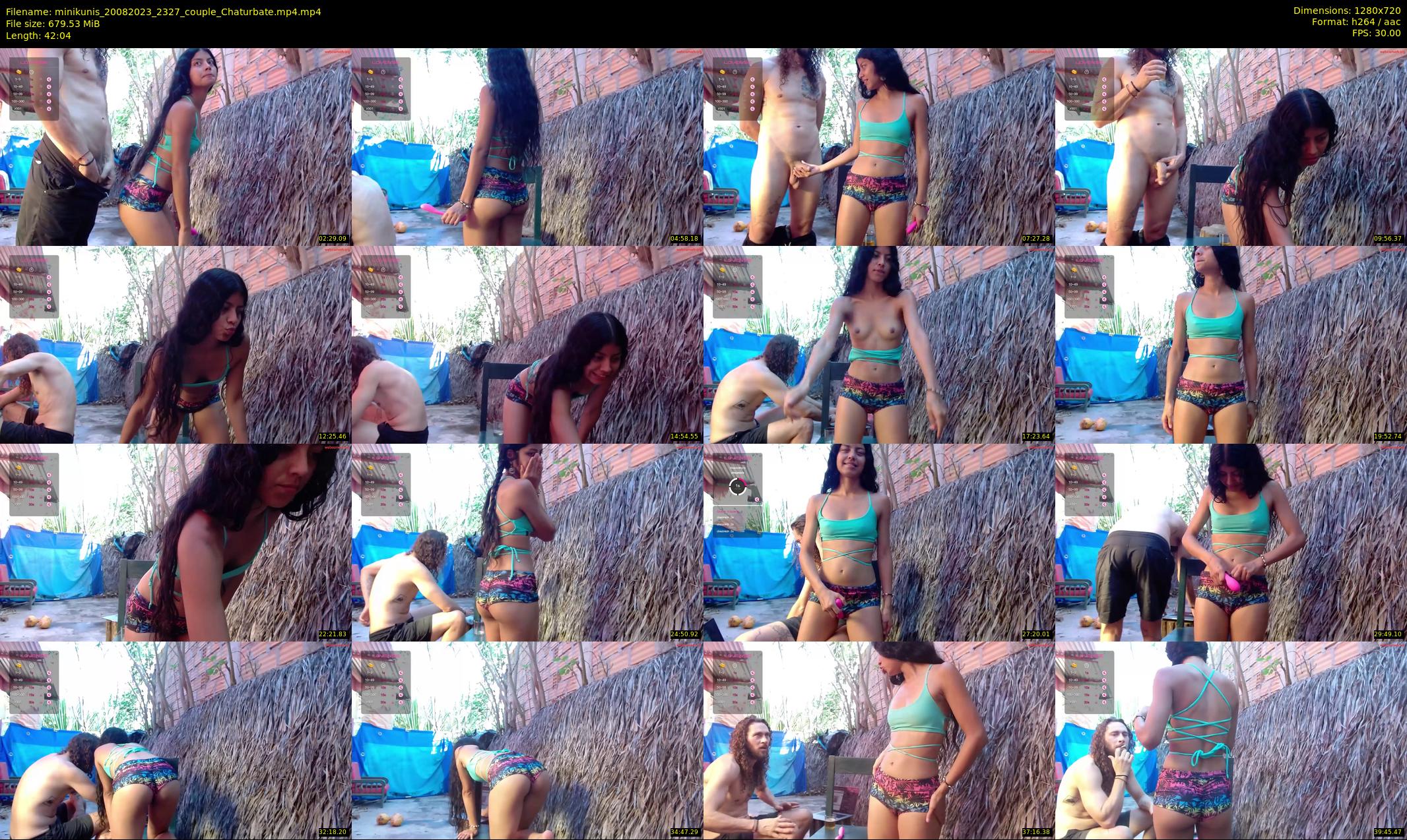 minikunis — 43 minute Chaturbate couple cam show recording, 720p, Aug 20, 2023