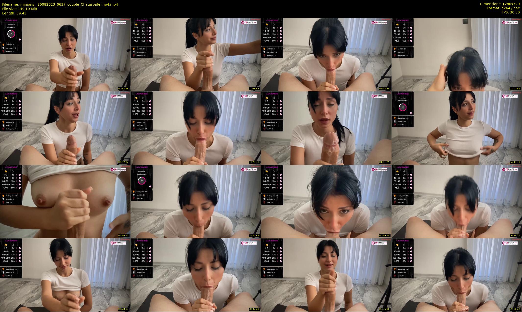 minions_ — 10 minute Chaturbate couple cam show recording, 720p, Aug 20, 2023