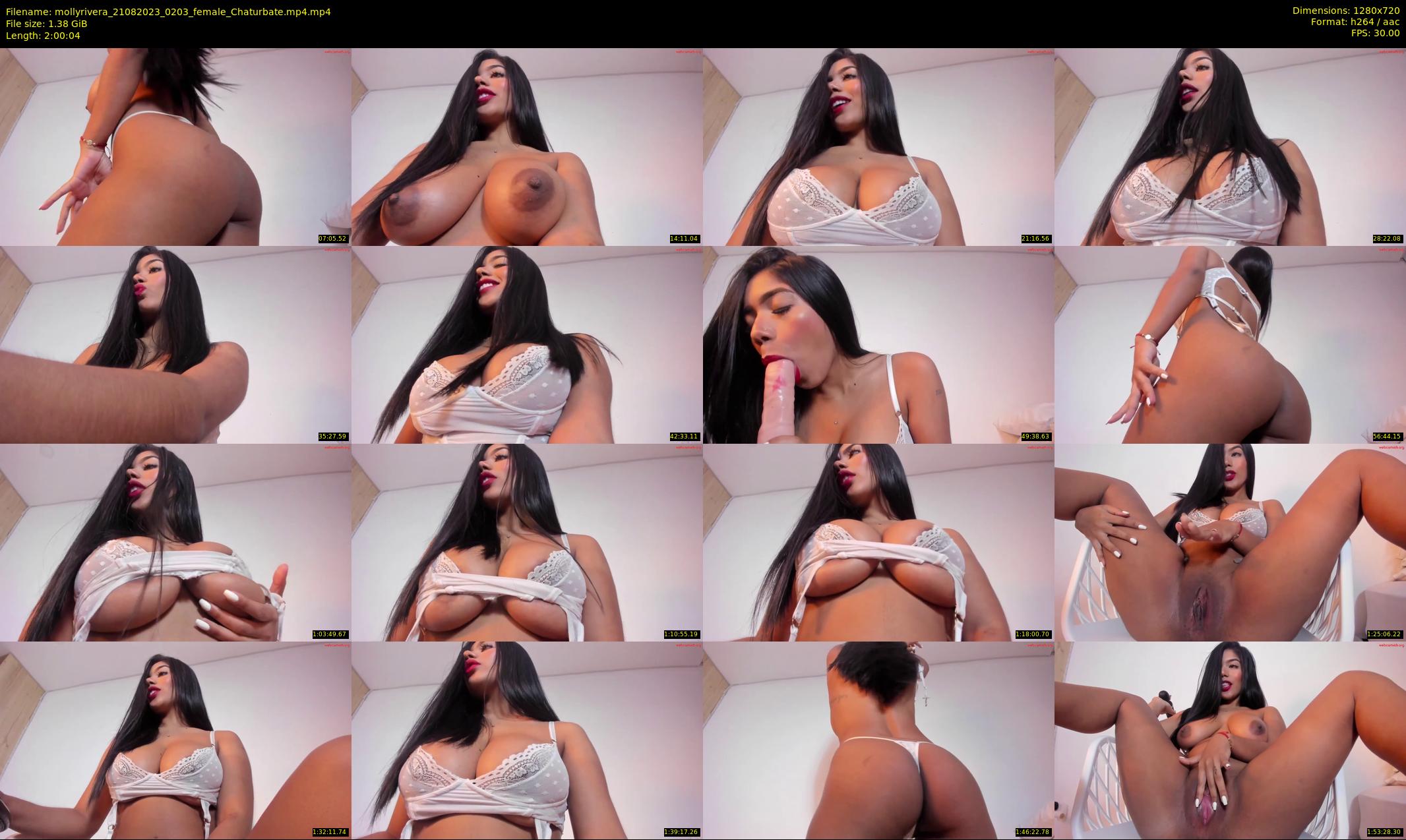 mollyrivera — 121 minute Chaturbate female cam show recording, 720p, Aug 21, 2023