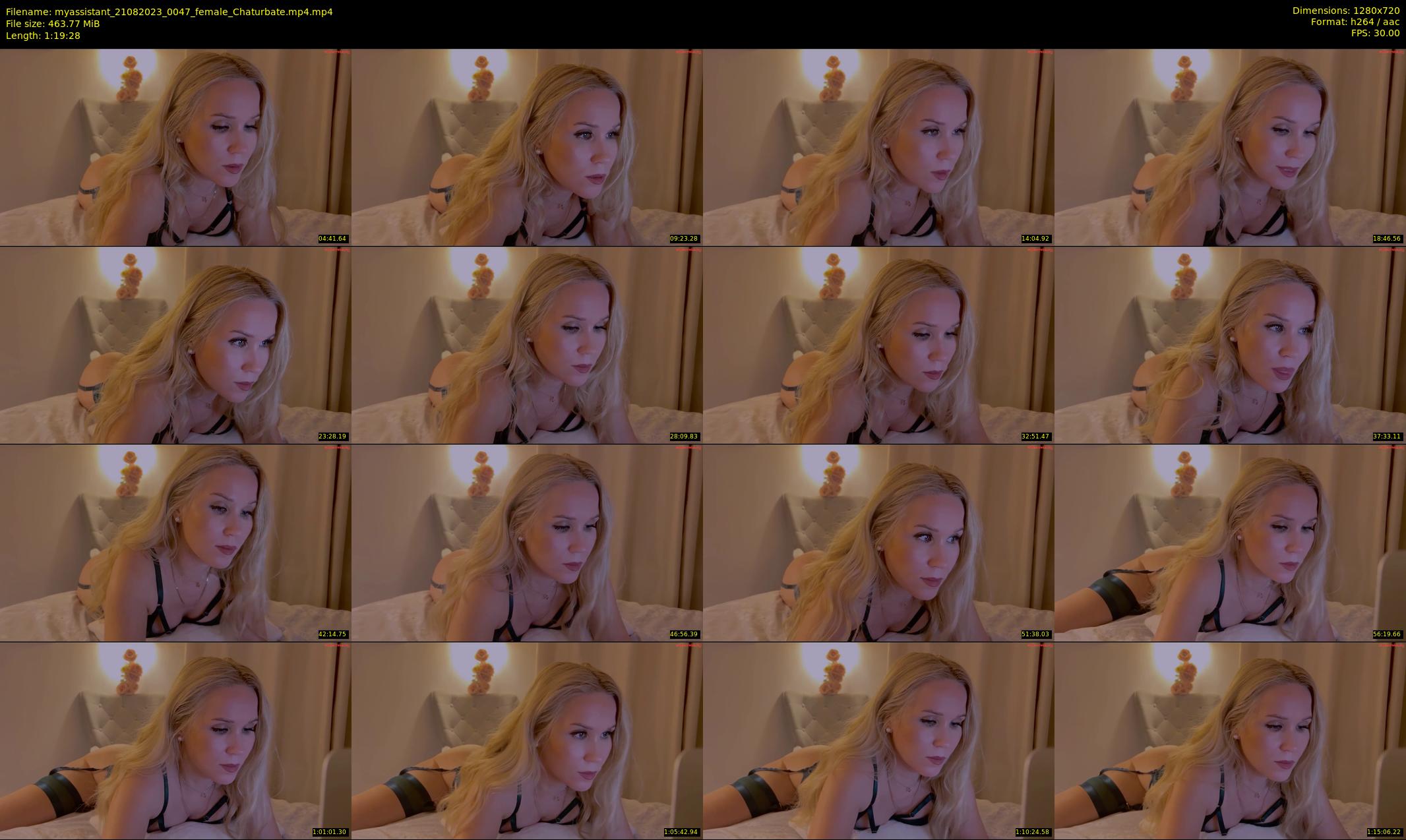 myassistant — 80 minute Chaturbate female cam show recording, 720p, Aug 21, 2023