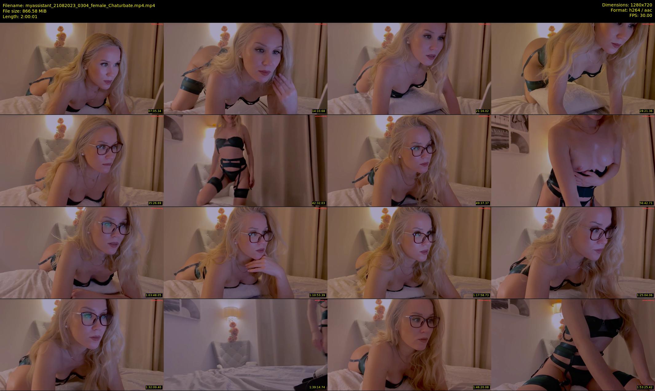 myassistant — 121 minute Chaturbate female cam show recording, 720p, Aug 21, 2023