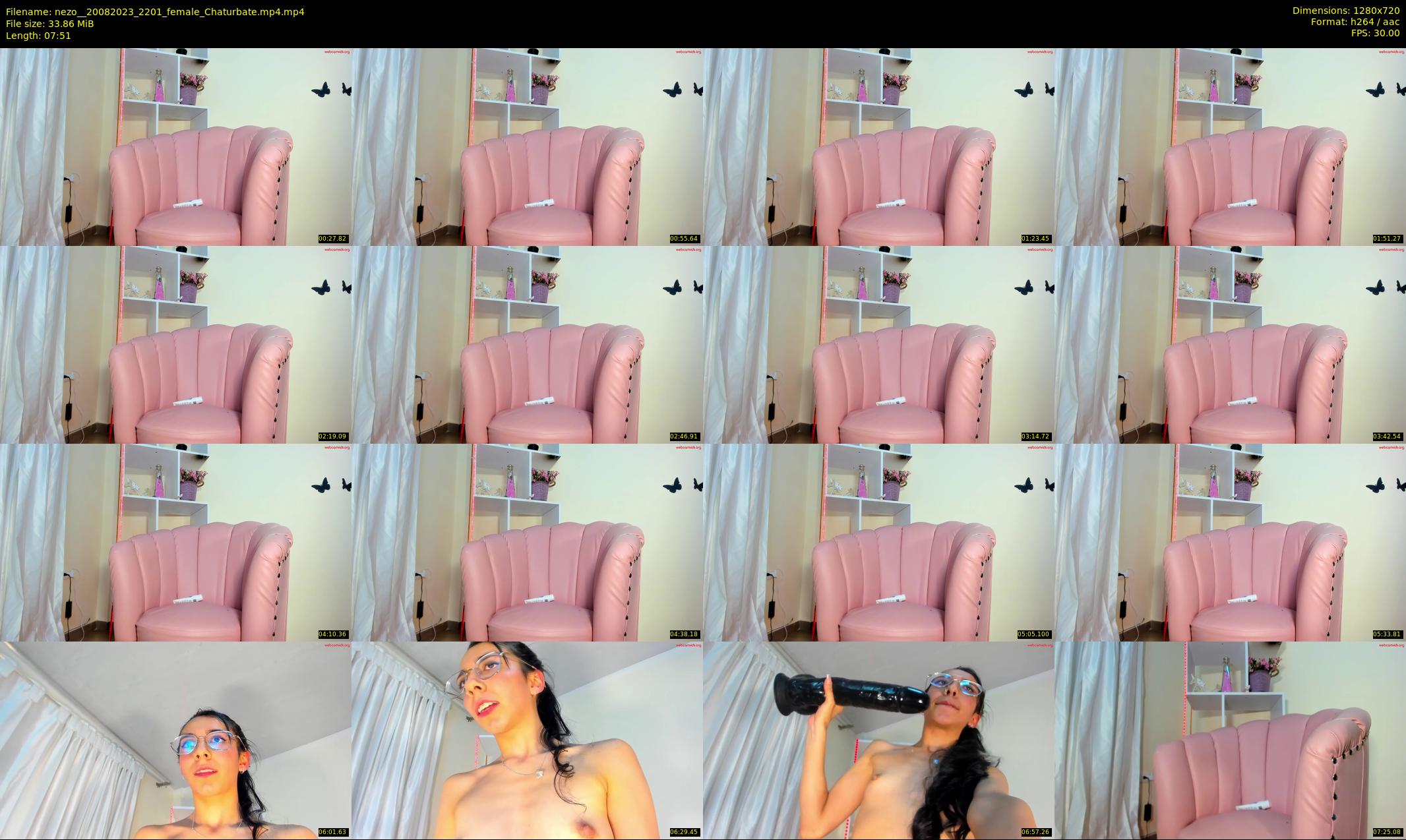 nezo_ — 8 minute Chaturbate female cam show recording, 720p, Aug 20, 2023