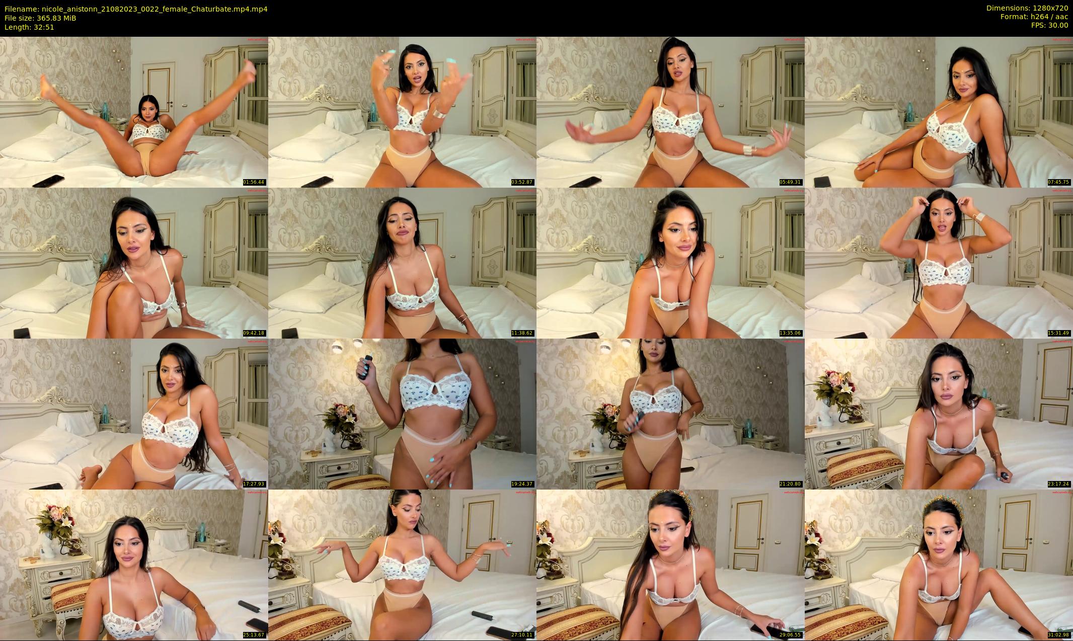 nicole_anistonn — 33 minute Chaturbate female cam show recording, 720p, Aug 21, 2023