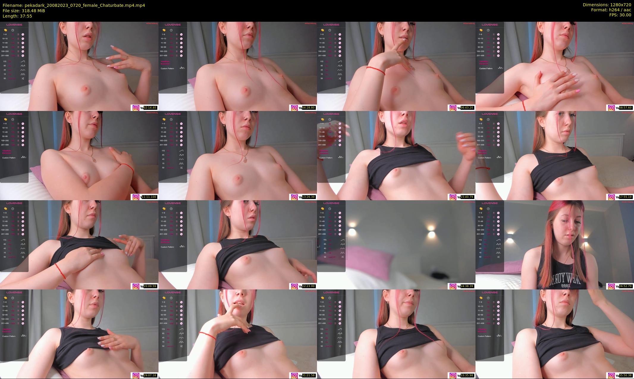 pekadark — 38 minute Chaturbate female cam show recording, 720p, Aug 20, 2023