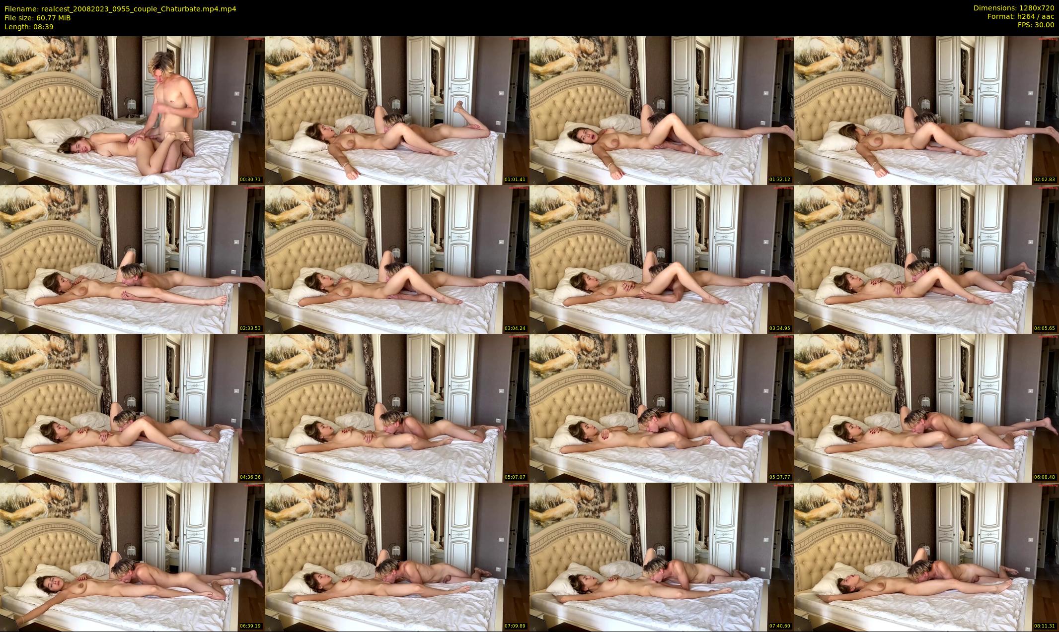 realcest — 9 minute Chaturbate couple cam show recording, 720p, Aug 20, 2023