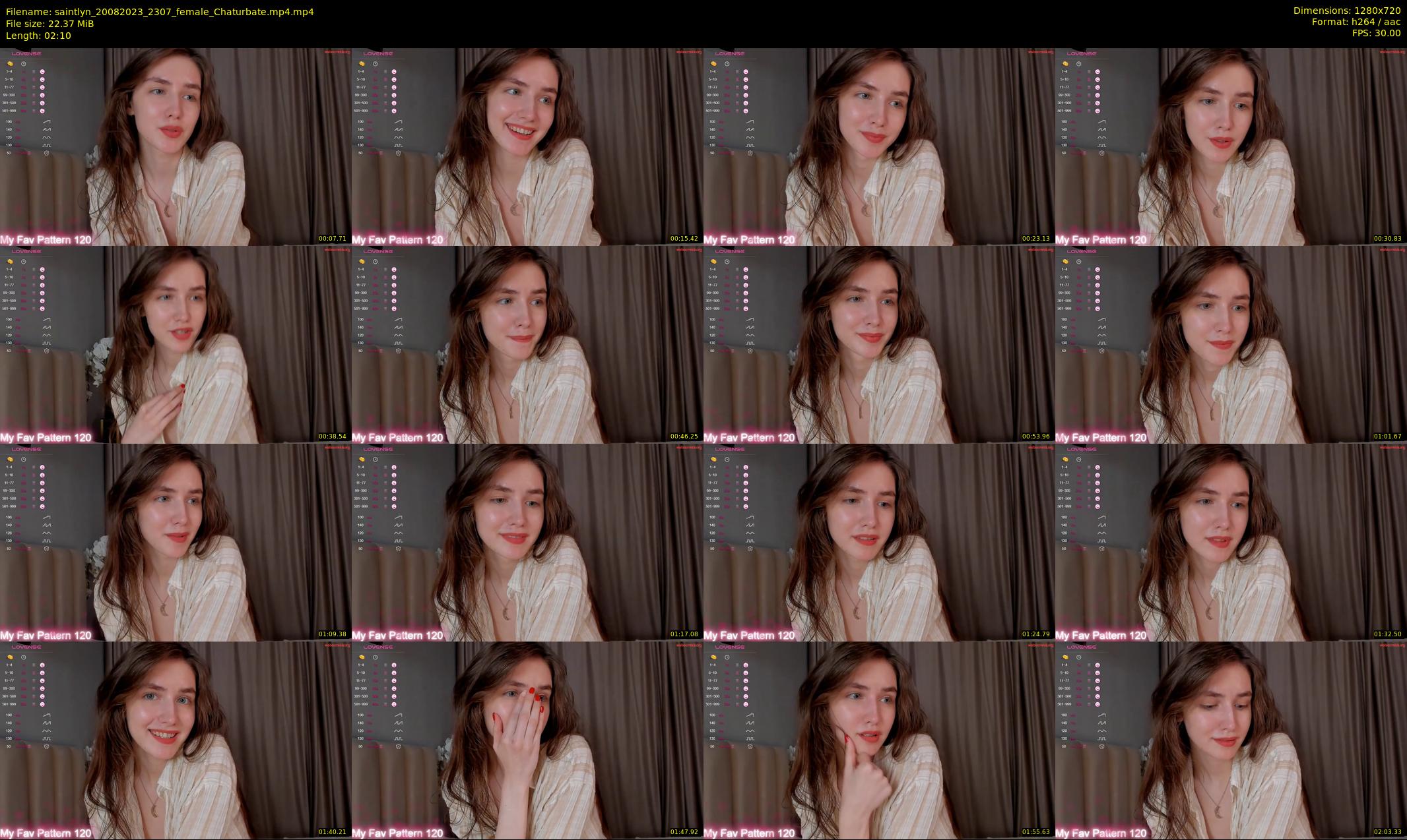 saintlyn — 3 minute Chaturbate female cam show recording, 720p, Aug 20, 2023