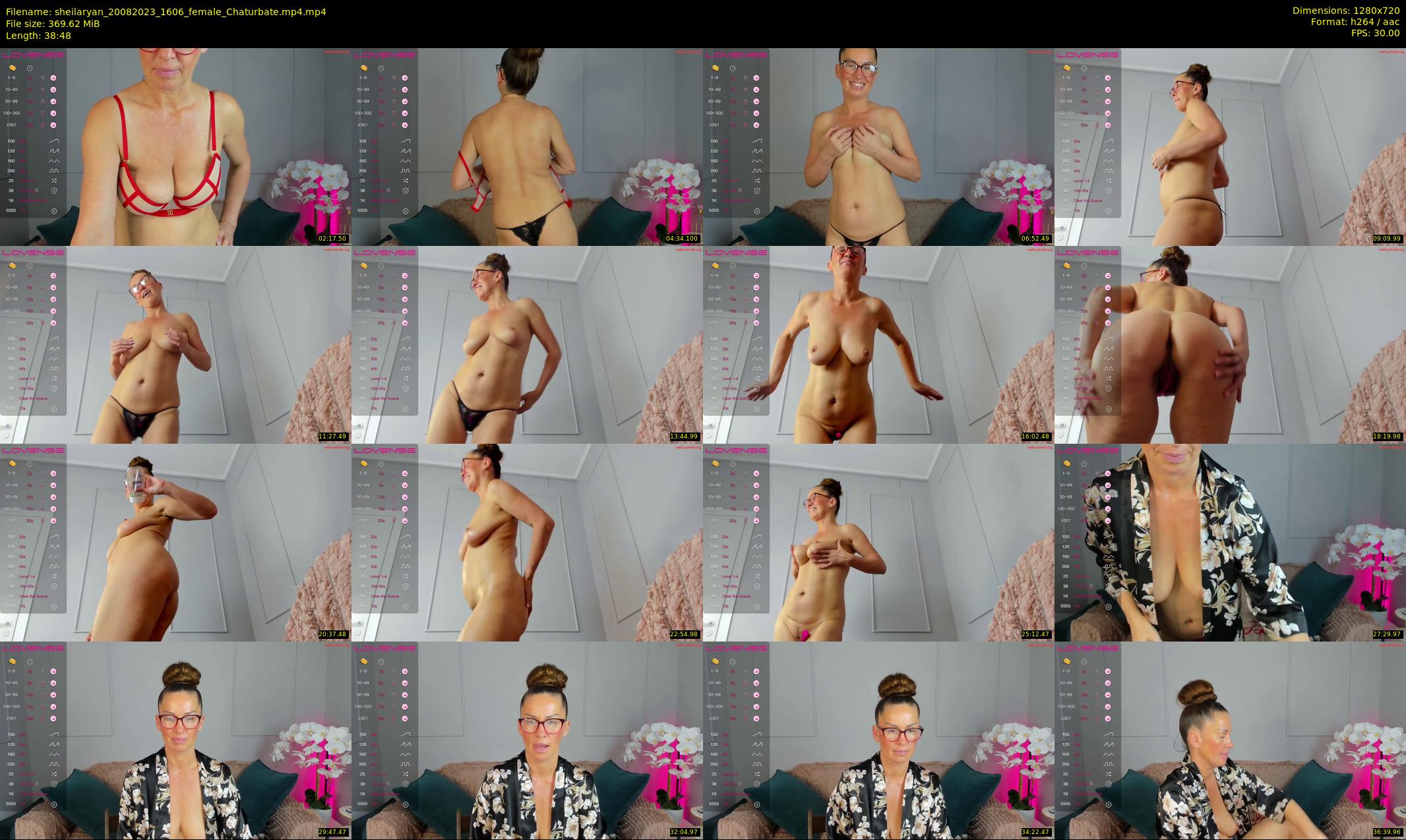 sheilaryan — 39 minute Chaturbate female cam show recording, 720p, Aug 20, 2023