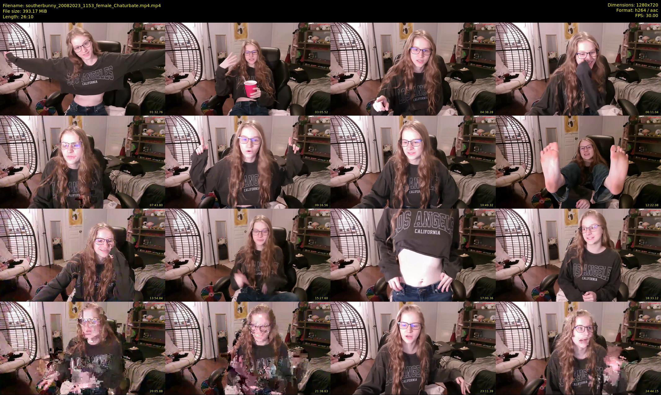 southerbunny — 27 minute Chaturbate female cam show recording, 720p, Aug 20, 2023