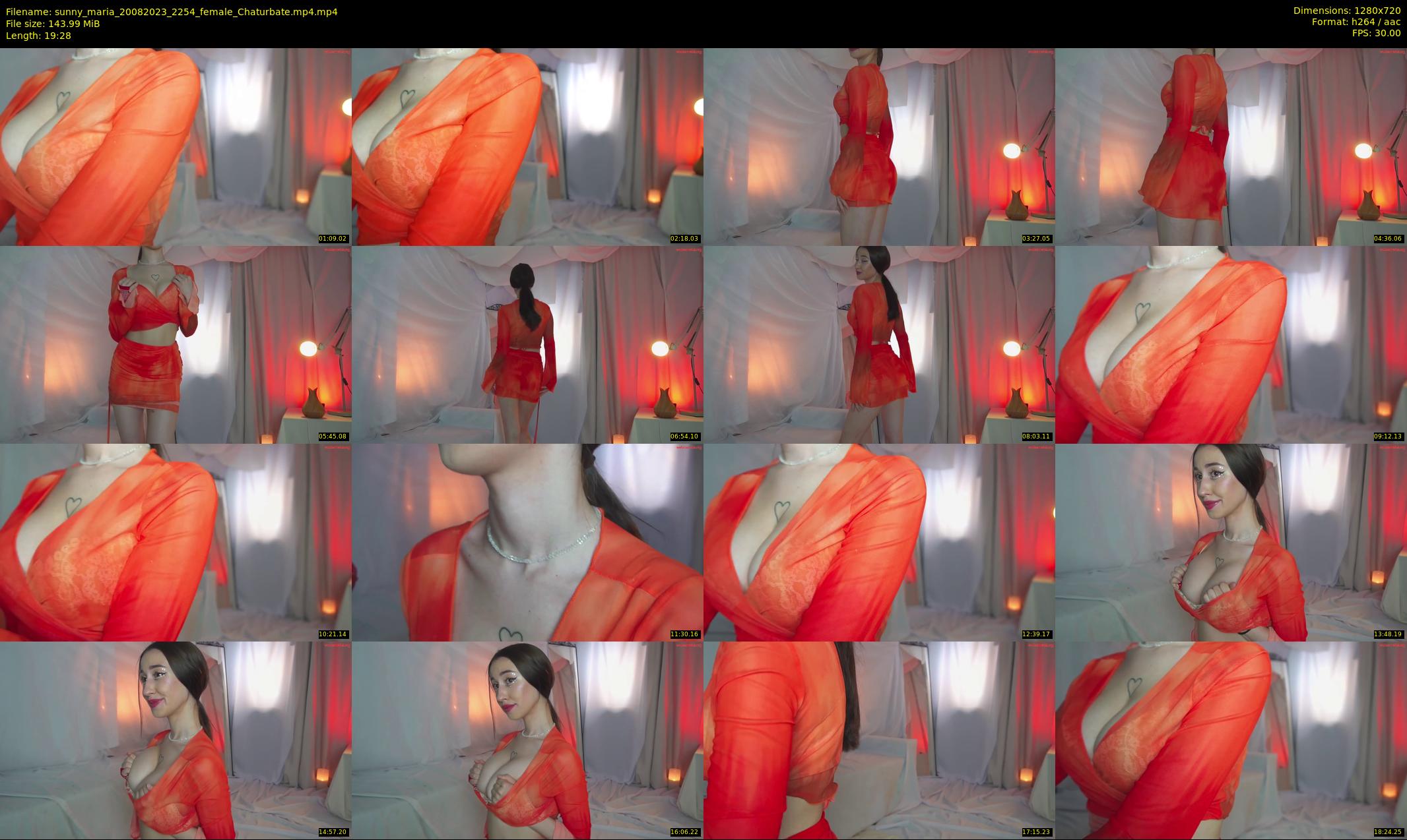 sunny_maria — 20 minute Chaturbate female cam show recording, 720p, Aug 20, 2023