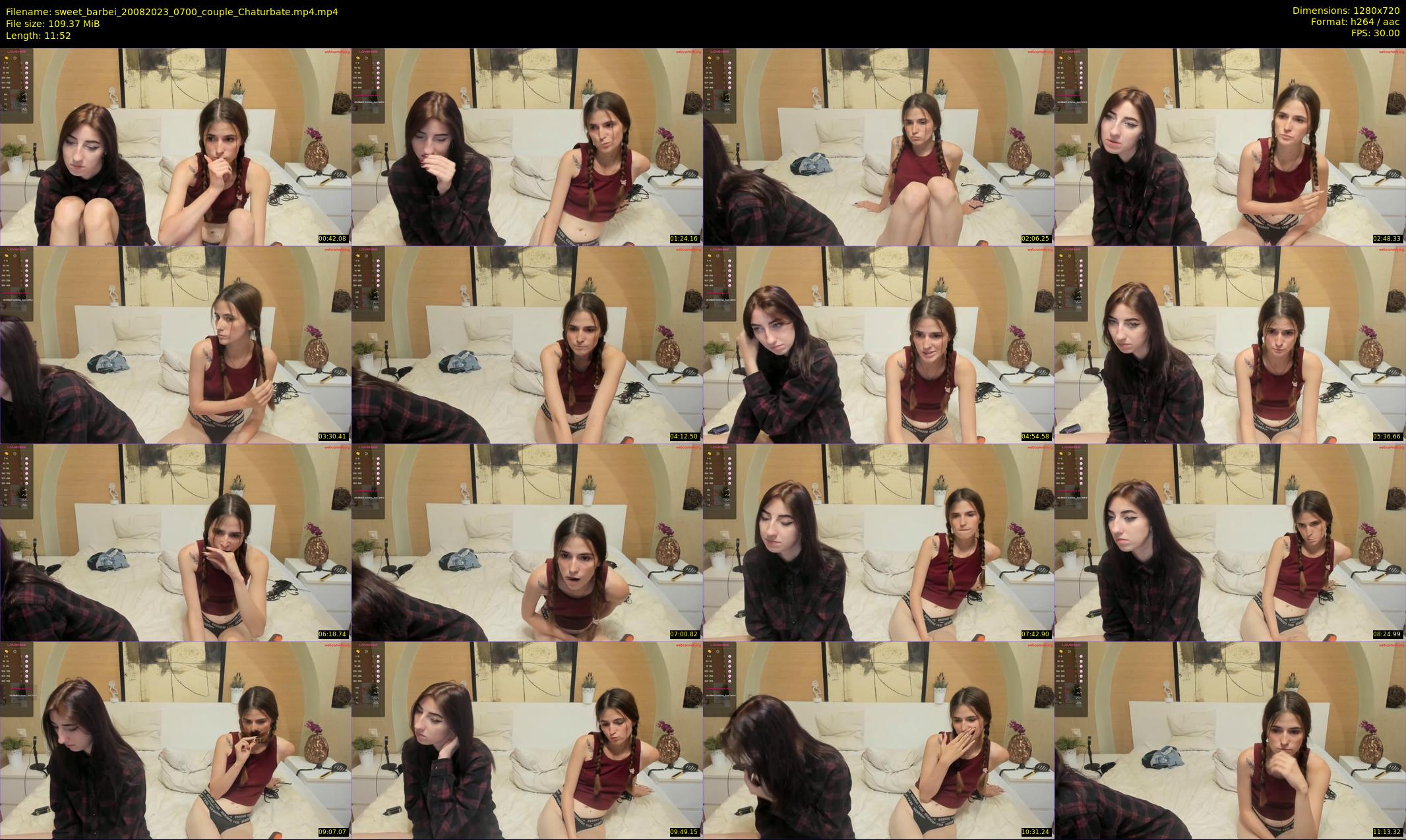 sweet_barbei — 12 minute Chaturbate female cam show recording, 720p, Aug 20, 2023