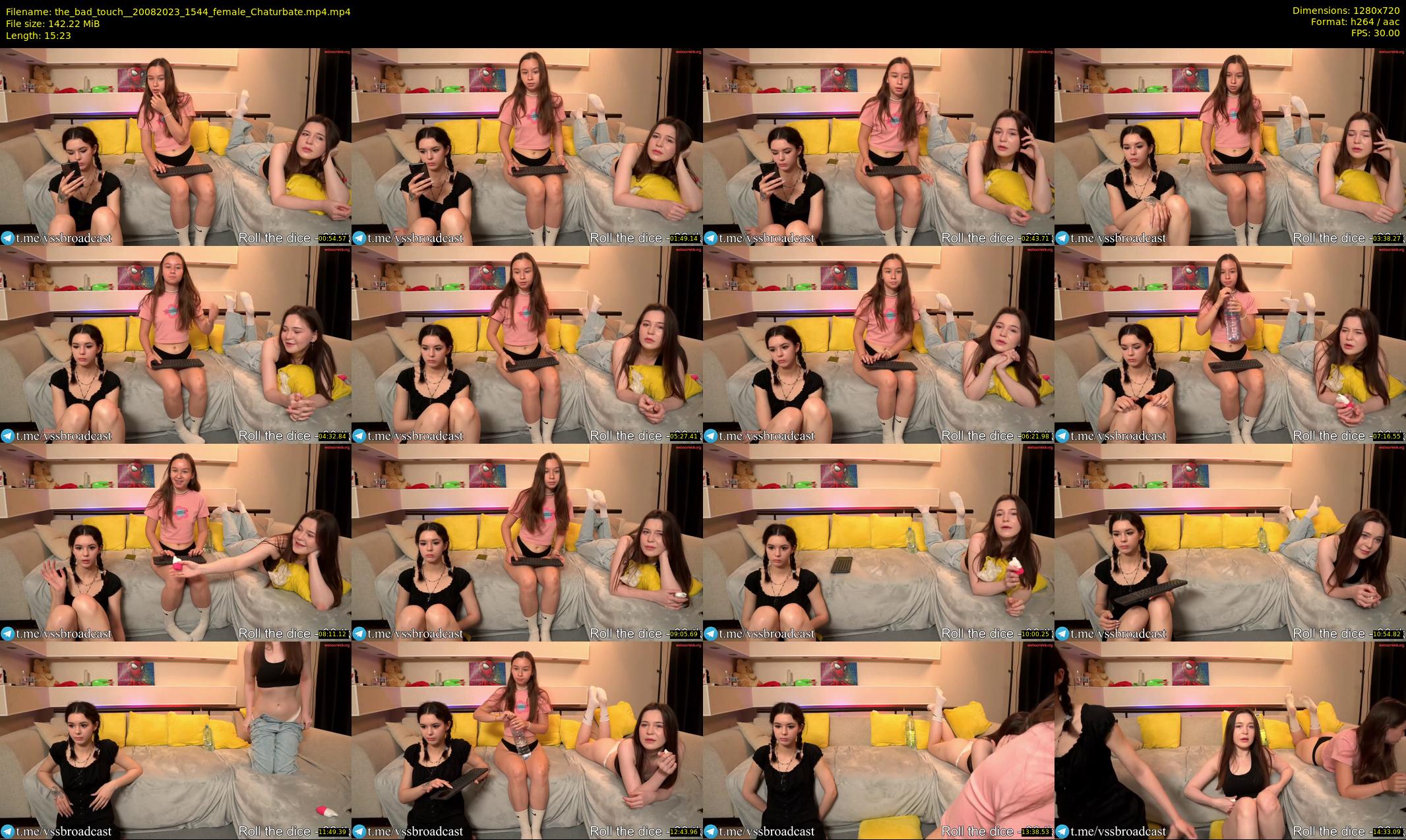 the_bad_touch_ — 16 minute Chaturbate couple cam show recording, 720p, Aug 20, 2023