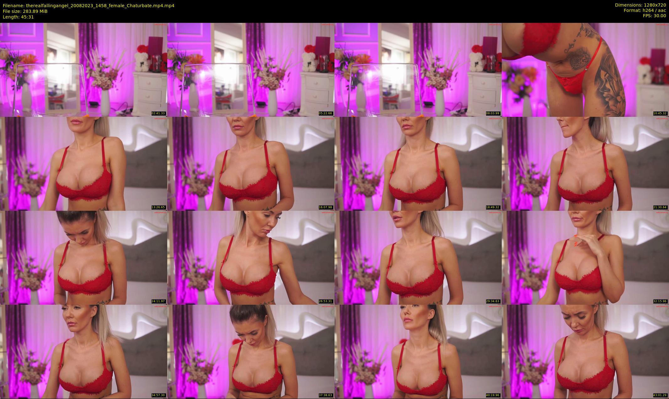 therealfallingangel — 46 minute Chaturbate female cam show recording, 720p, Aug 20, 2023