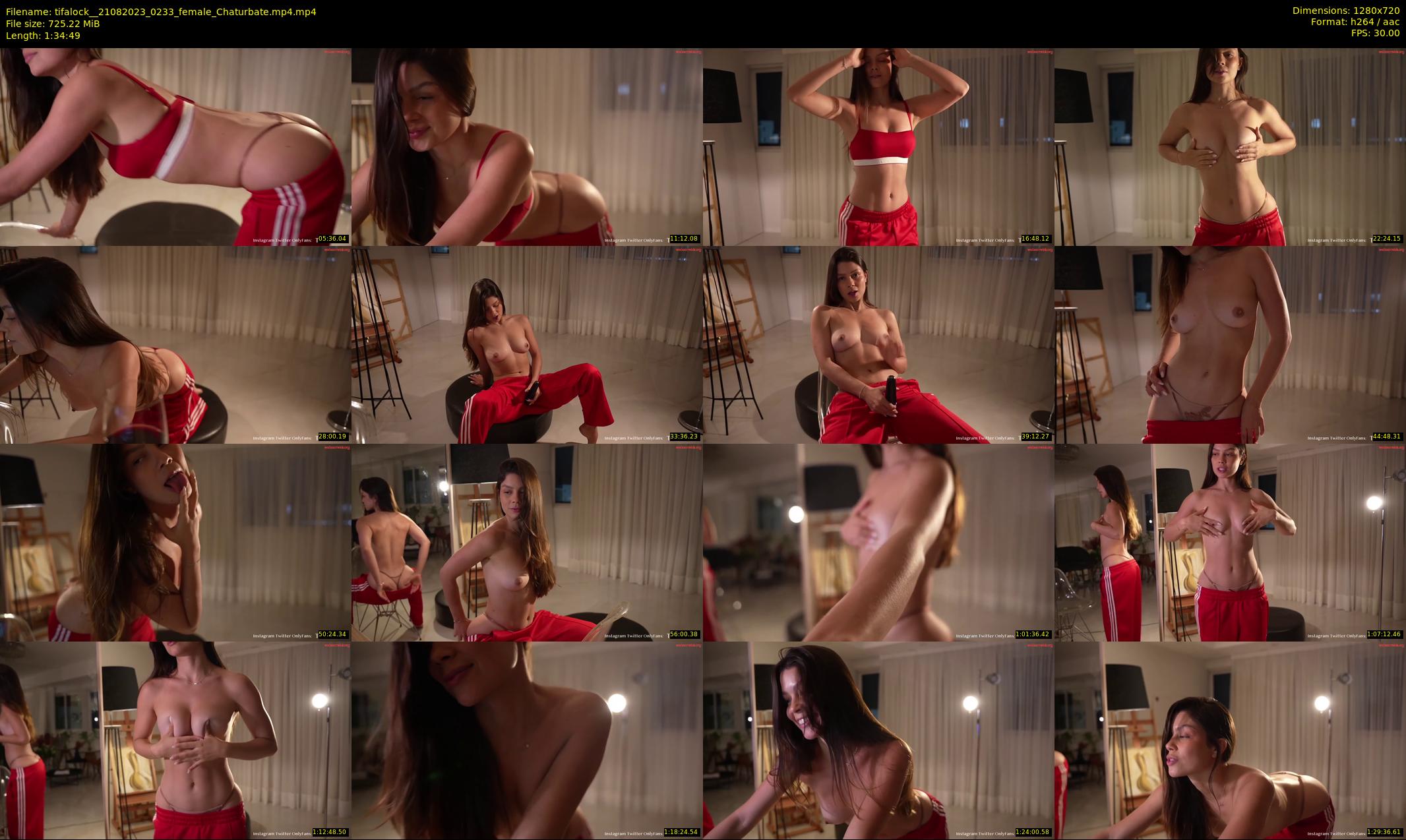 tifalock_ — 95 minute Chaturbate female cam show recording, 720p, Aug 21, 2023