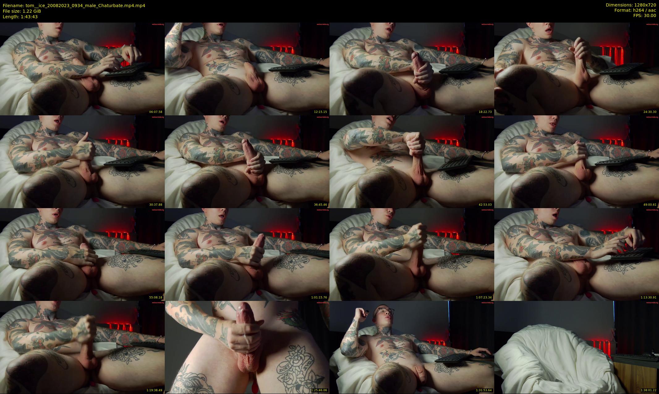 tom__ice — 104 minute Chaturbate male cam show recording, 720p, Aug 20, 2023