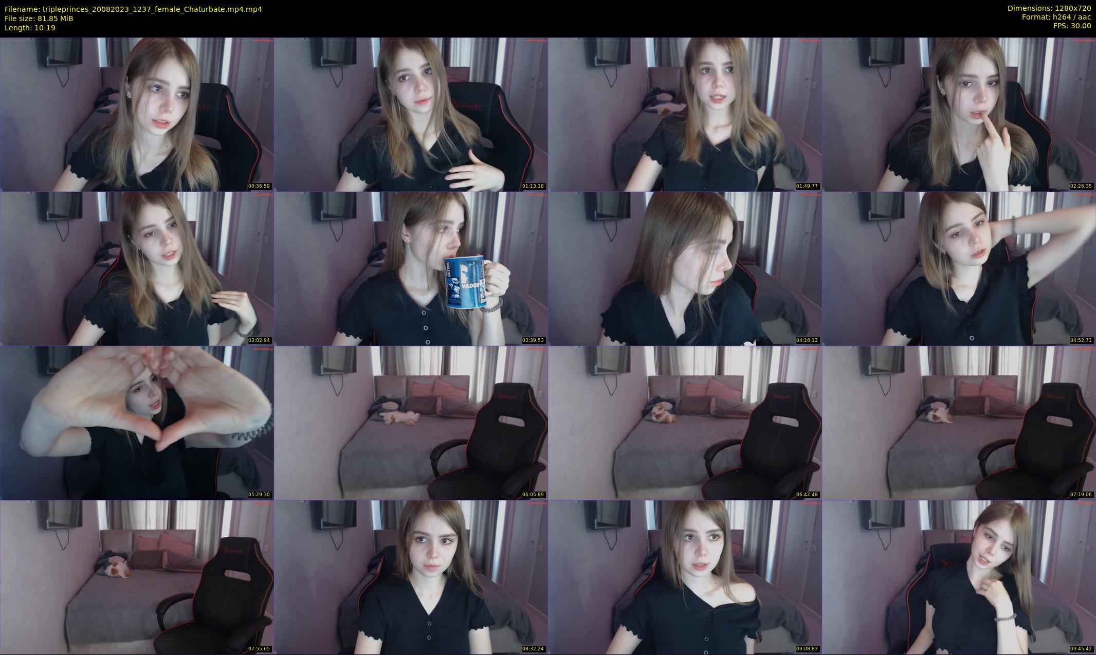 tripleprinces — 11 minute Chaturbate female cam show recording, 720p, Aug 20, 2023
