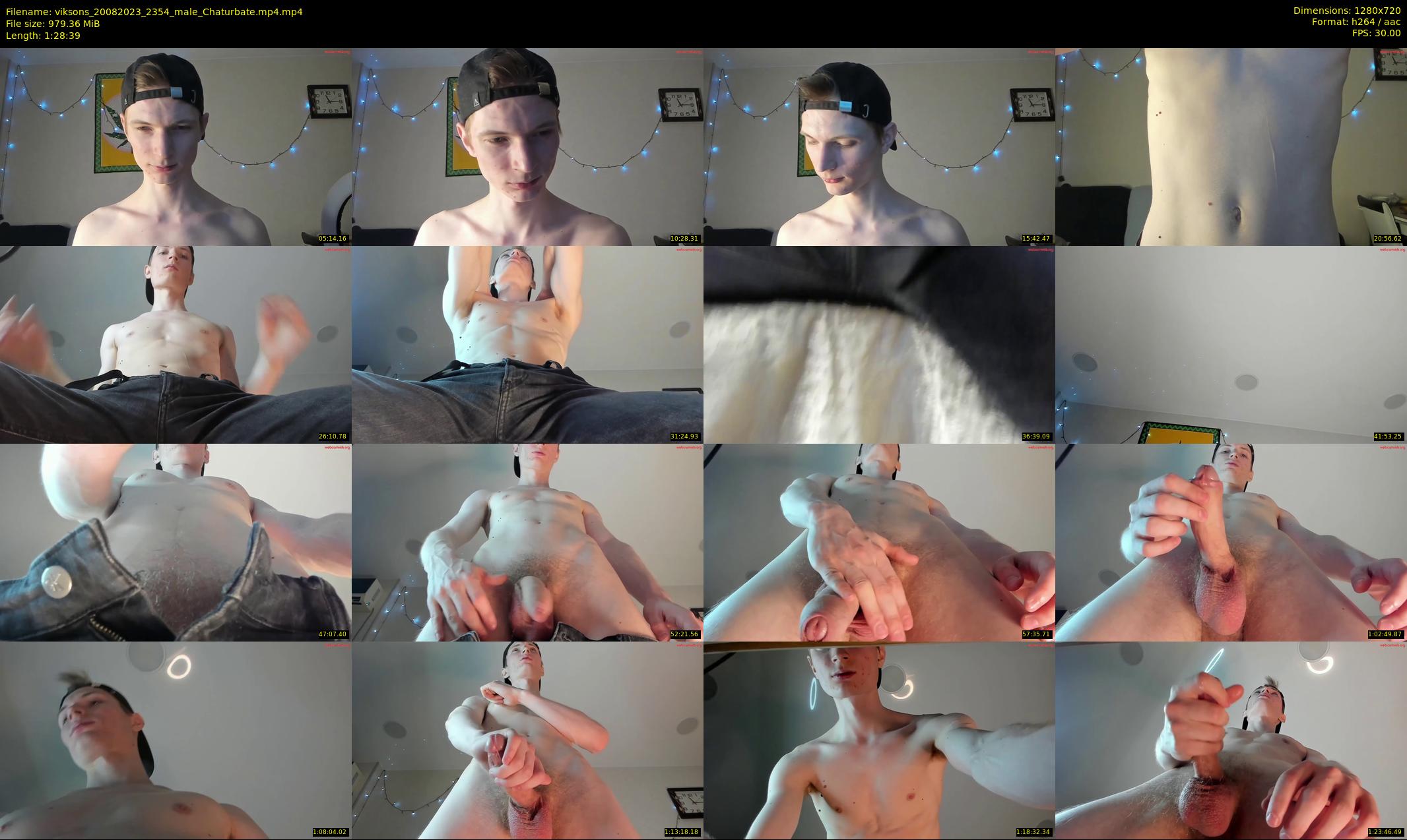viksons — 89 minute Chaturbate male cam show recording, 720p, Aug 20, 2023