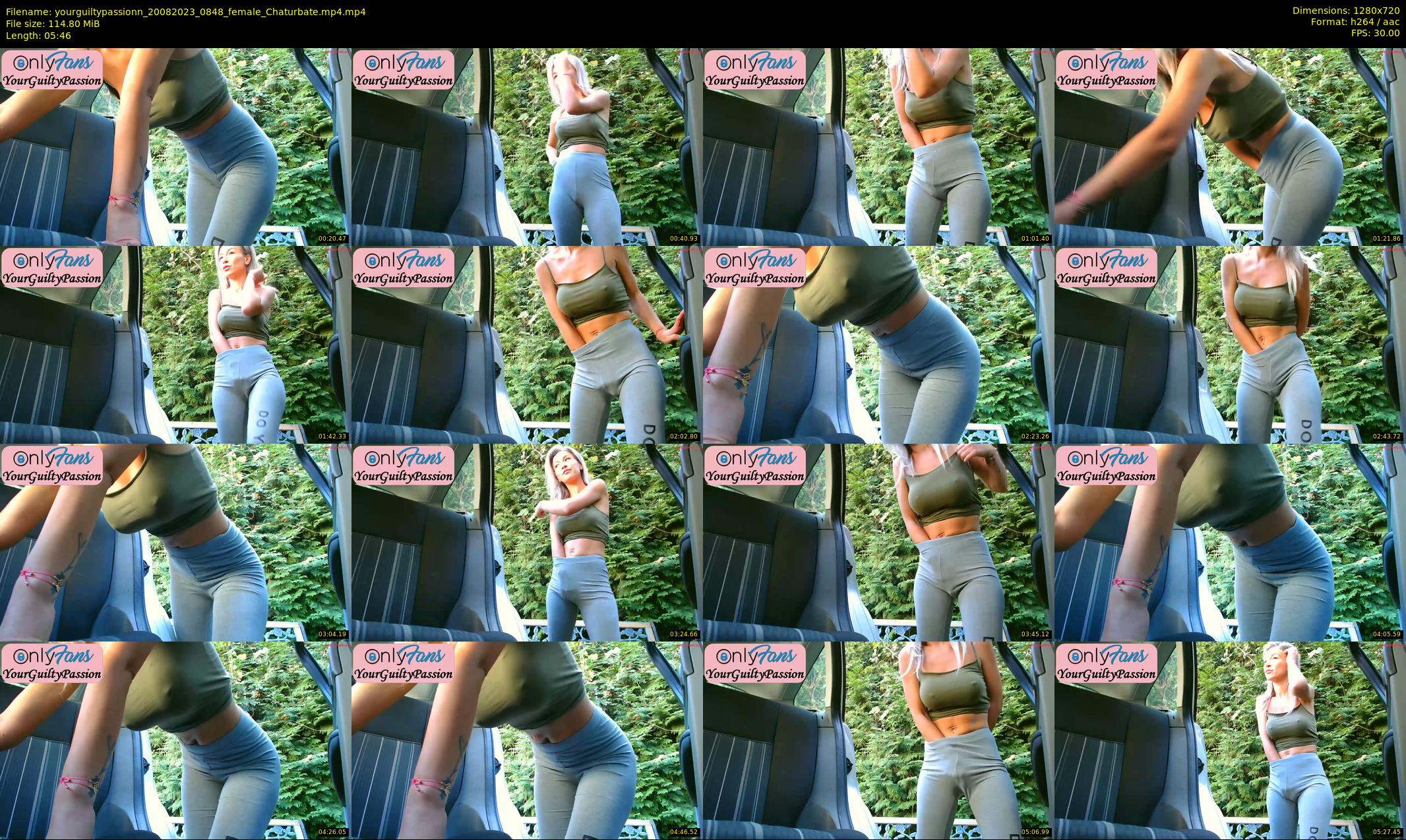 yourguiltypassionn — 6 minute Chaturbate female cam show recording, 720p, Aug 20, 2023