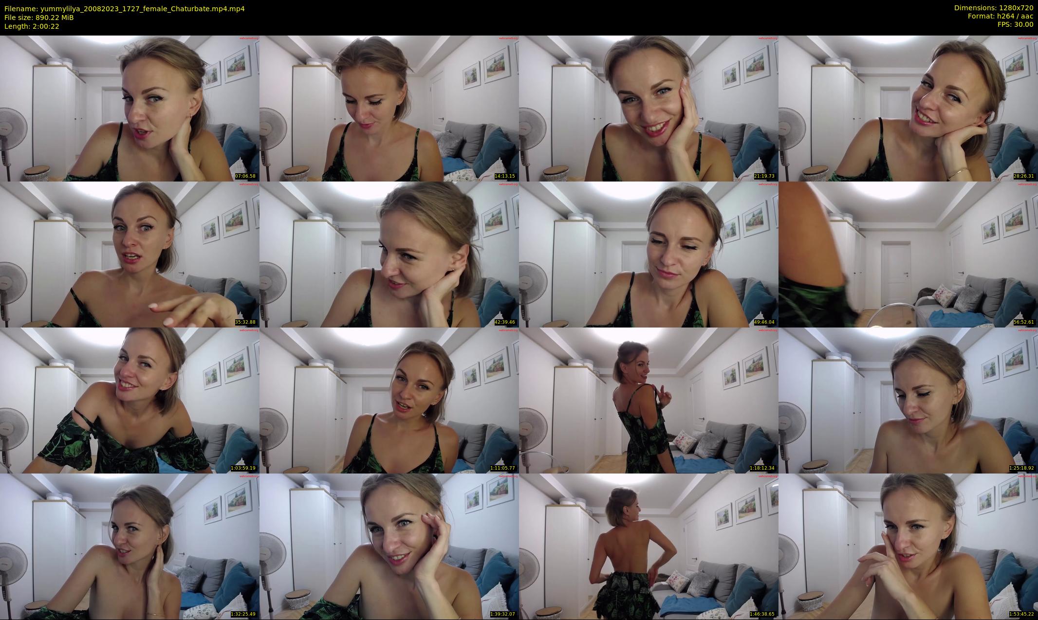 yummylilya — 121 minute Chaturbate female cam show recording, 720p, Aug 20, 2023