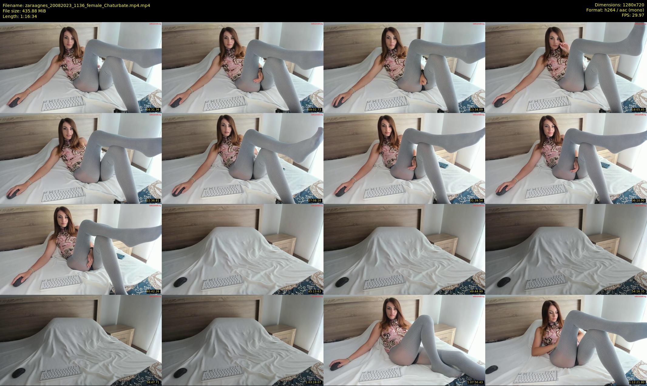 zaraagnes — 77 minute Chaturbate female cam show recording, 720p, Aug 20, 2023